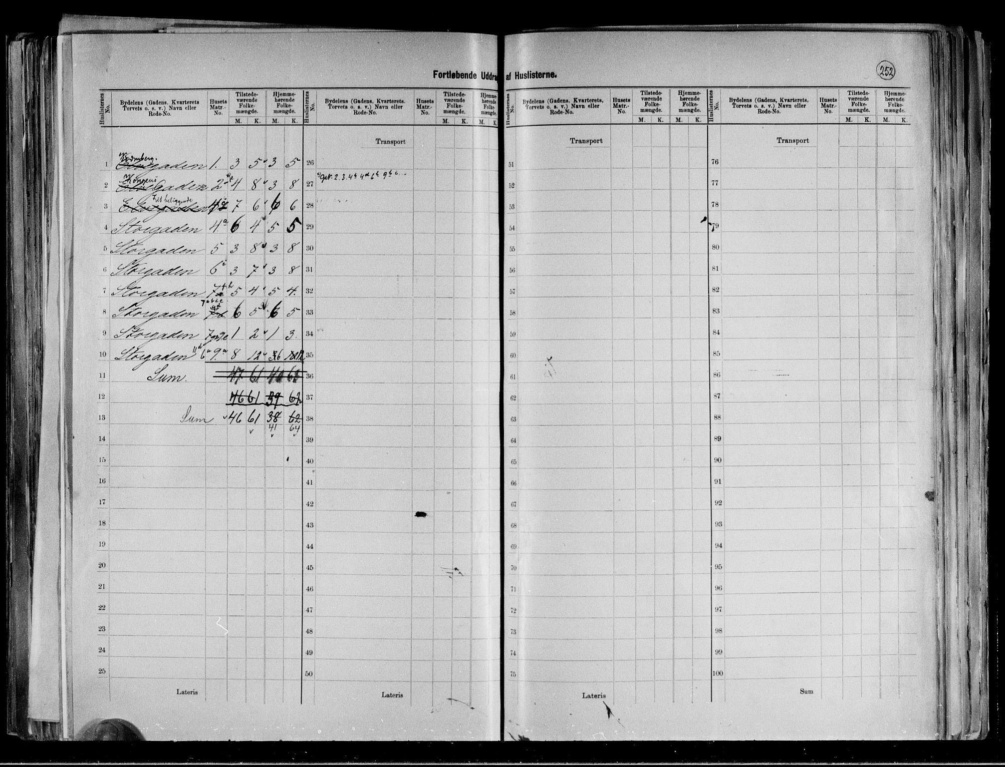 RA, 1891 census for 0601 Hønefoss, 1891, p. 29