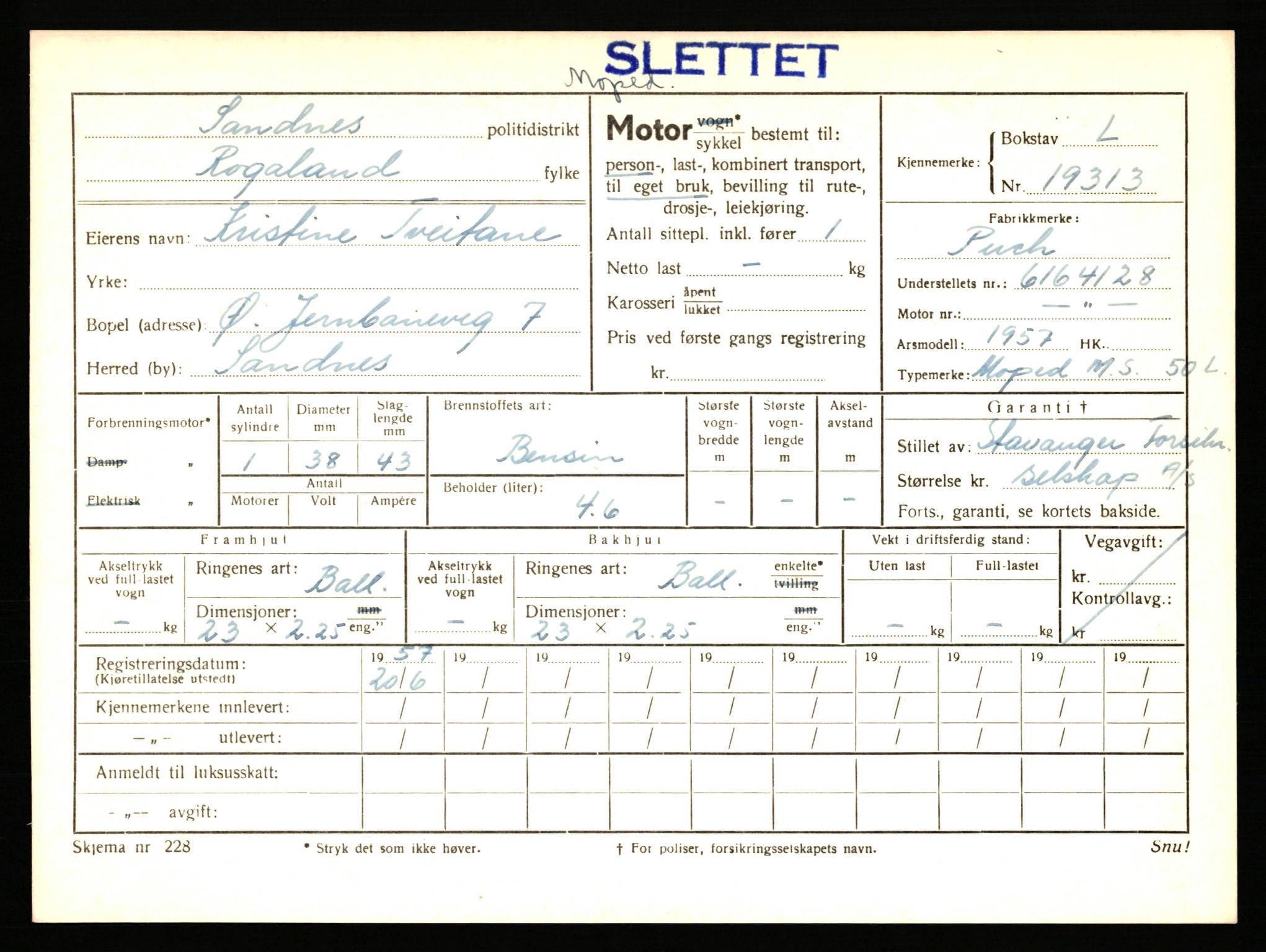 Stavanger trafikkstasjon, AV/SAST-A-101942/0/F/L0035: L-19100 - L-19999, 1930-1971, p. 818