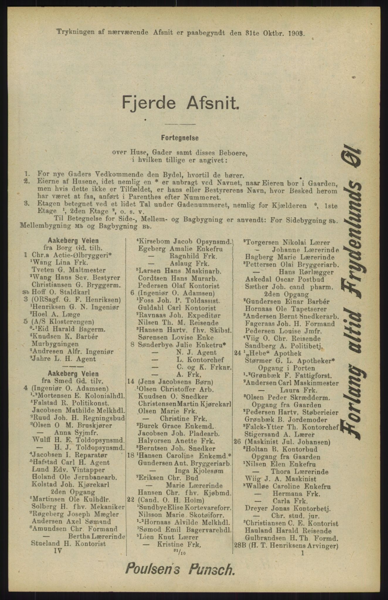 Kristiania/Oslo adressebok, PUBL/-, 1904