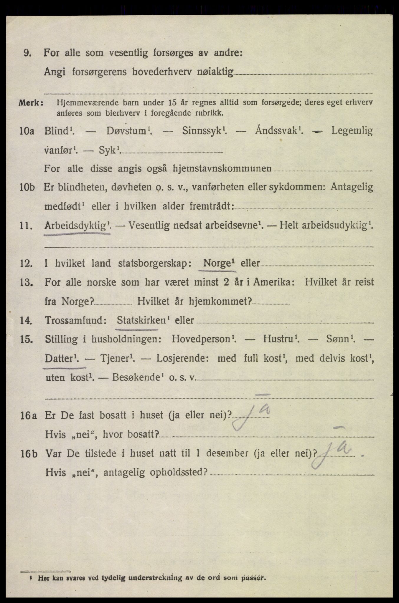 SAH, 1920 census for Søndre Land, 1920, p. 6890