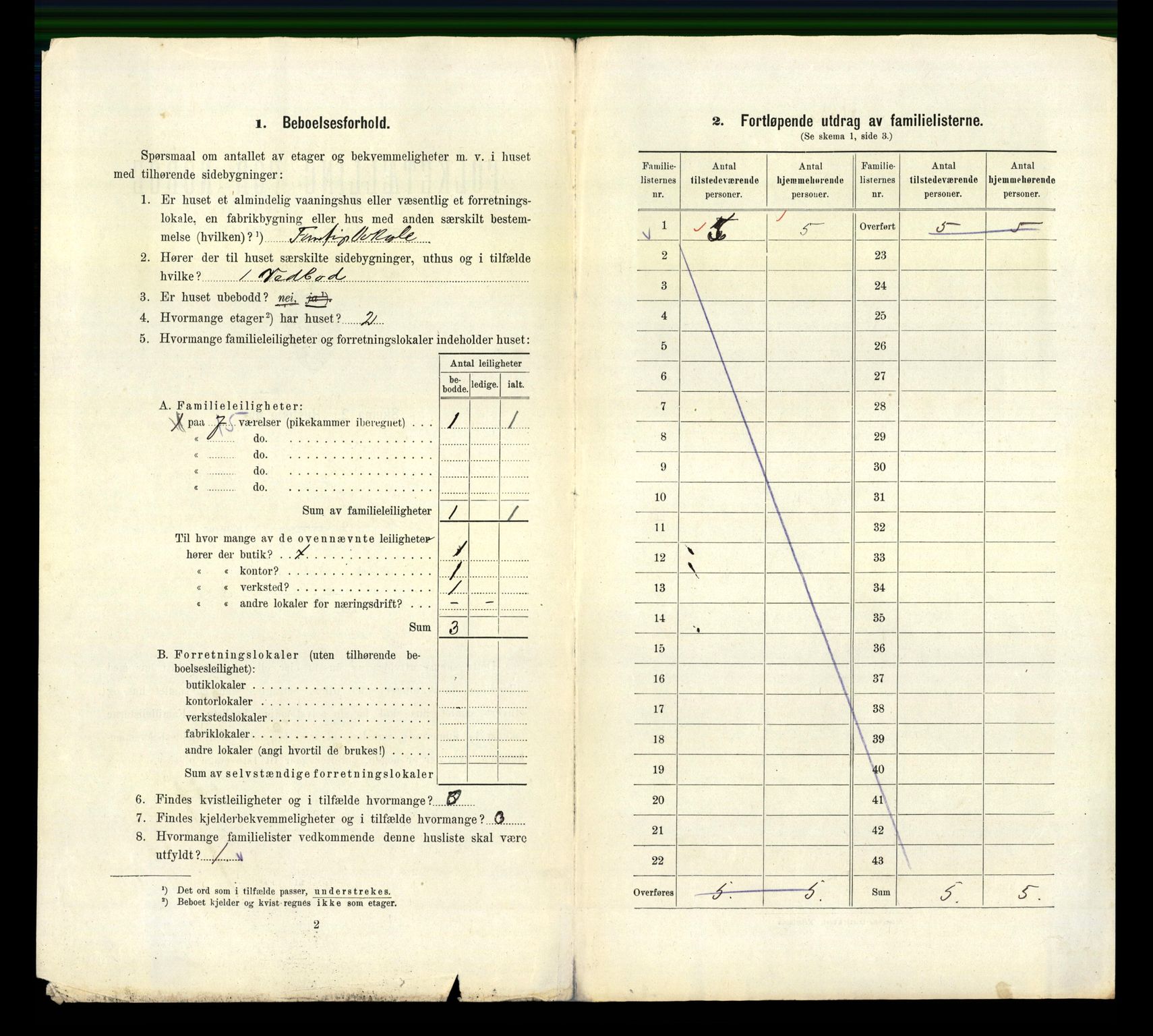 RA, 1910 census for Kristiansund, 1910, p. 1342