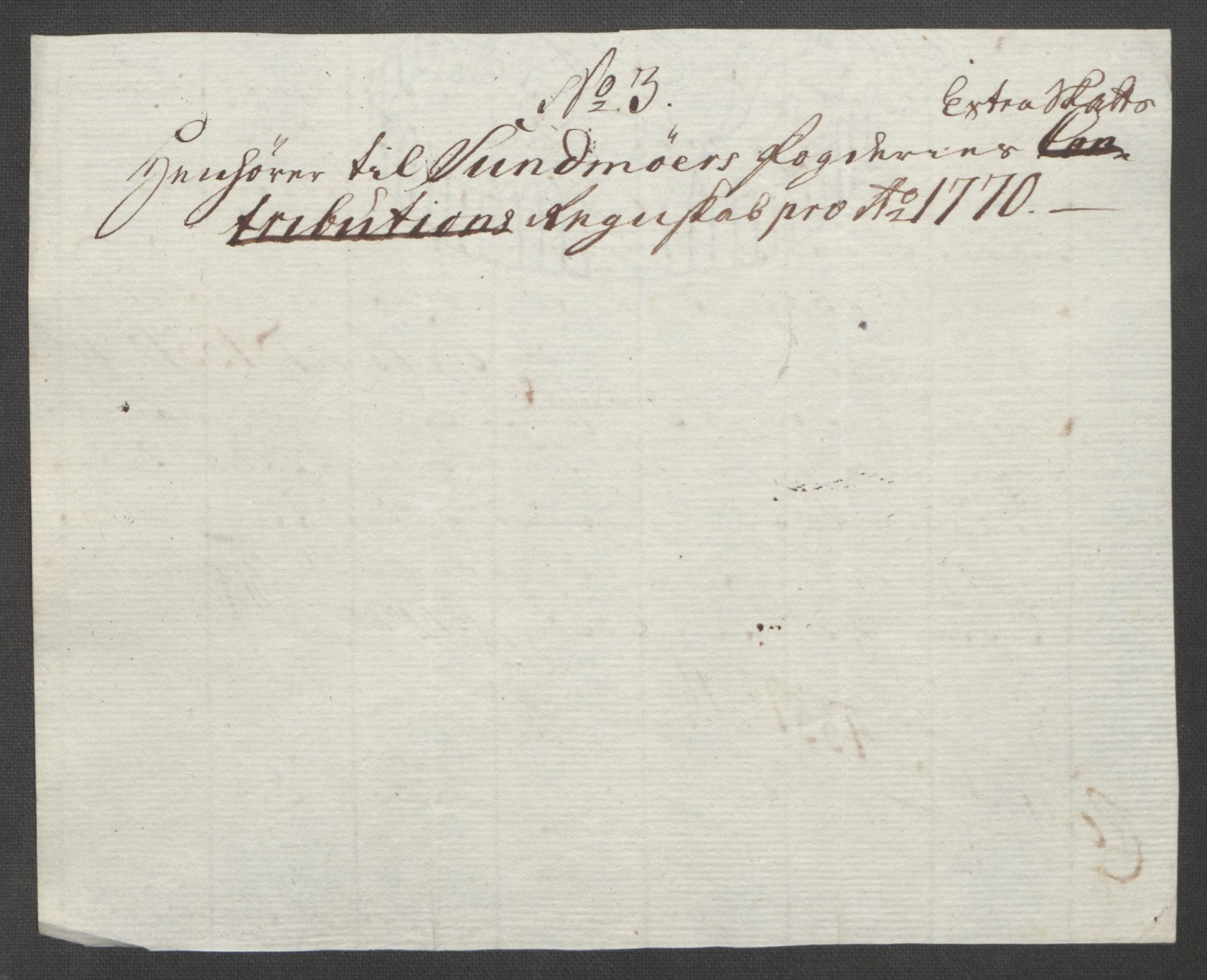 Rentekammeret inntil 1814, Reviderte regnskaper, Fogderegnskap, RA/EA-4092/R54/L3645: Ekstraskatten Sunnmøre, 1762-1772, p. 191