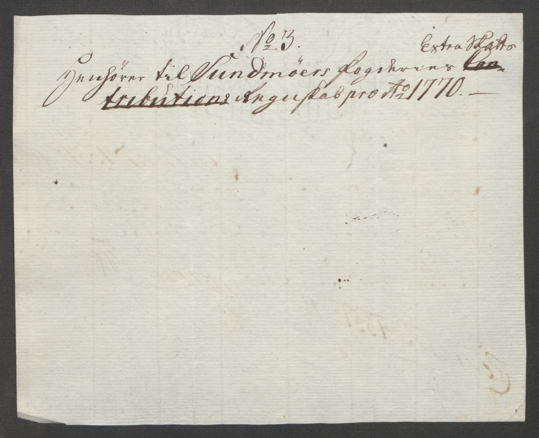 Rentekammeret inntil 1814, Reviderte regnskaper, Fogderegnskap, AV/RA-EA-4092/R54/L3645: Ekstraskatten Sunnmøre, 1762-1772, p. 191