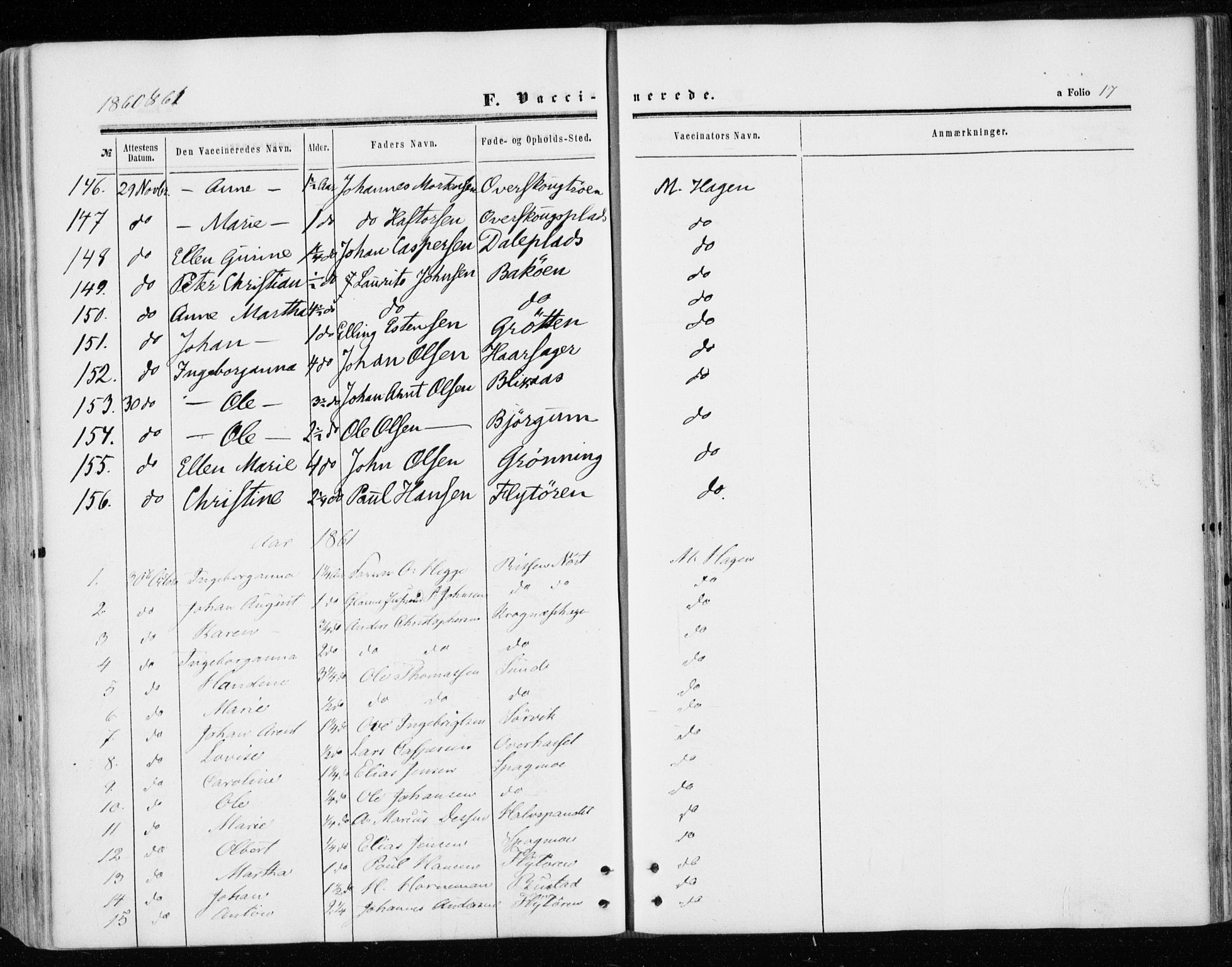 Ministerialprotokoller, klokkerbøker og fødselsregistre - Sør-Trøndelag, SAT/A-1456/646/L0612: Parish register (official) no. 646A10, 1858-1869, p. 17