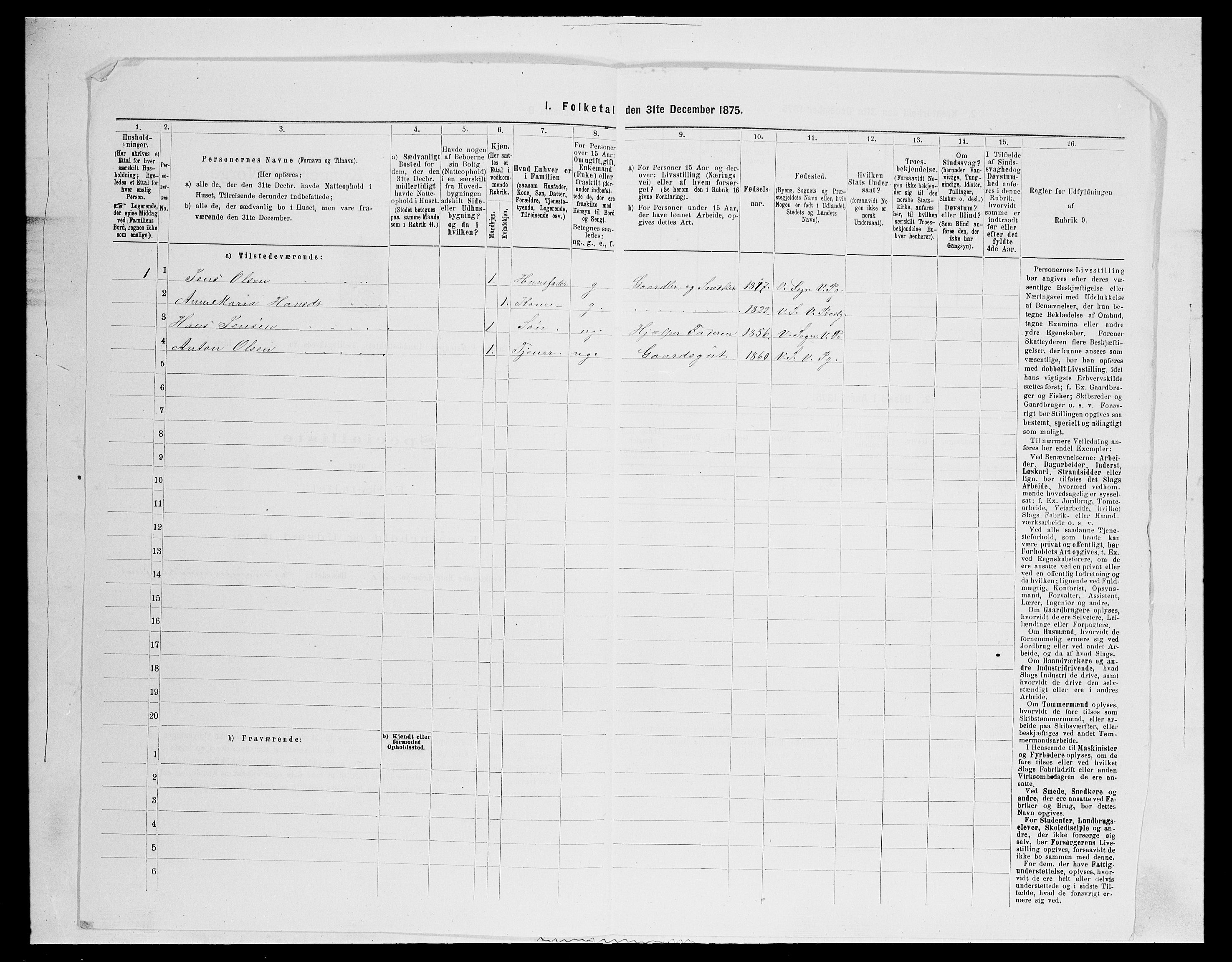 SAH, 1875 census for 0527L Vardal/Vardal og Hunn, 1875, p. 177