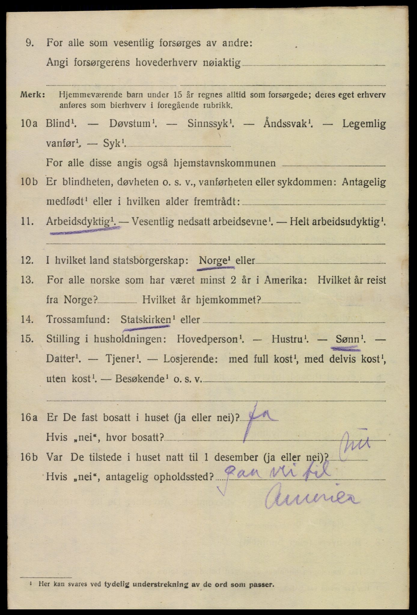 SAK, 1920 census for Kristiansand, 1920, p. 16754