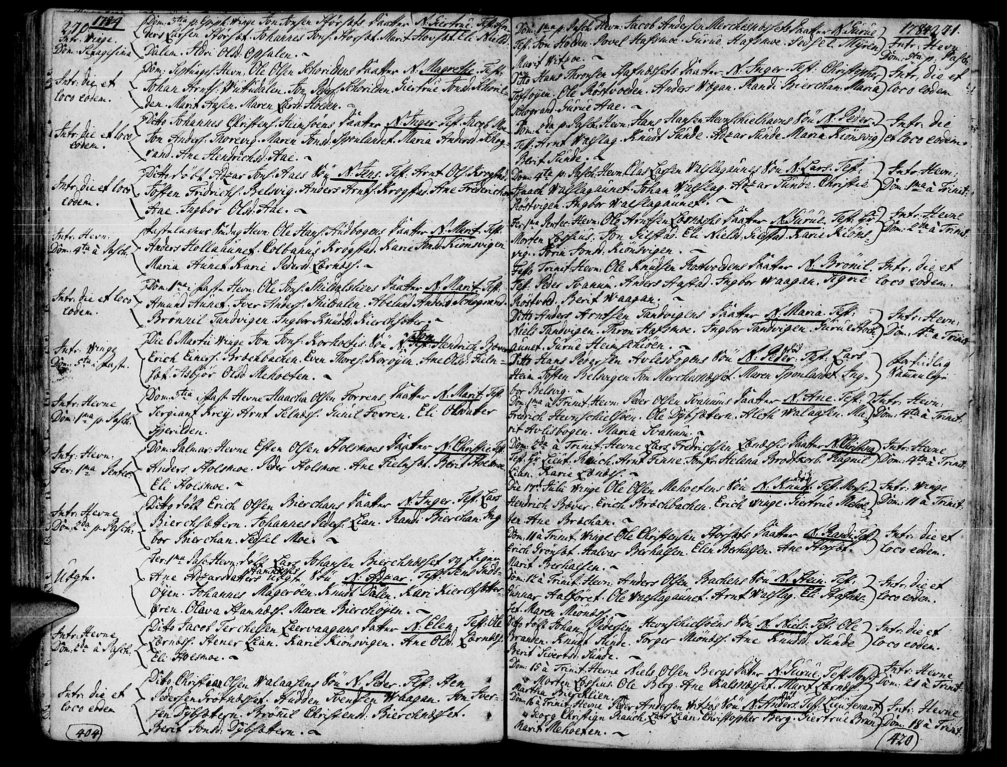 Ministerialprotokoller, klokkerbøker og fødselsregistre - Sør-Trøndelag, SAT/A-1456/630/L0489: Parish register (official) no. 630A02, 1757-1794, p. 270-271