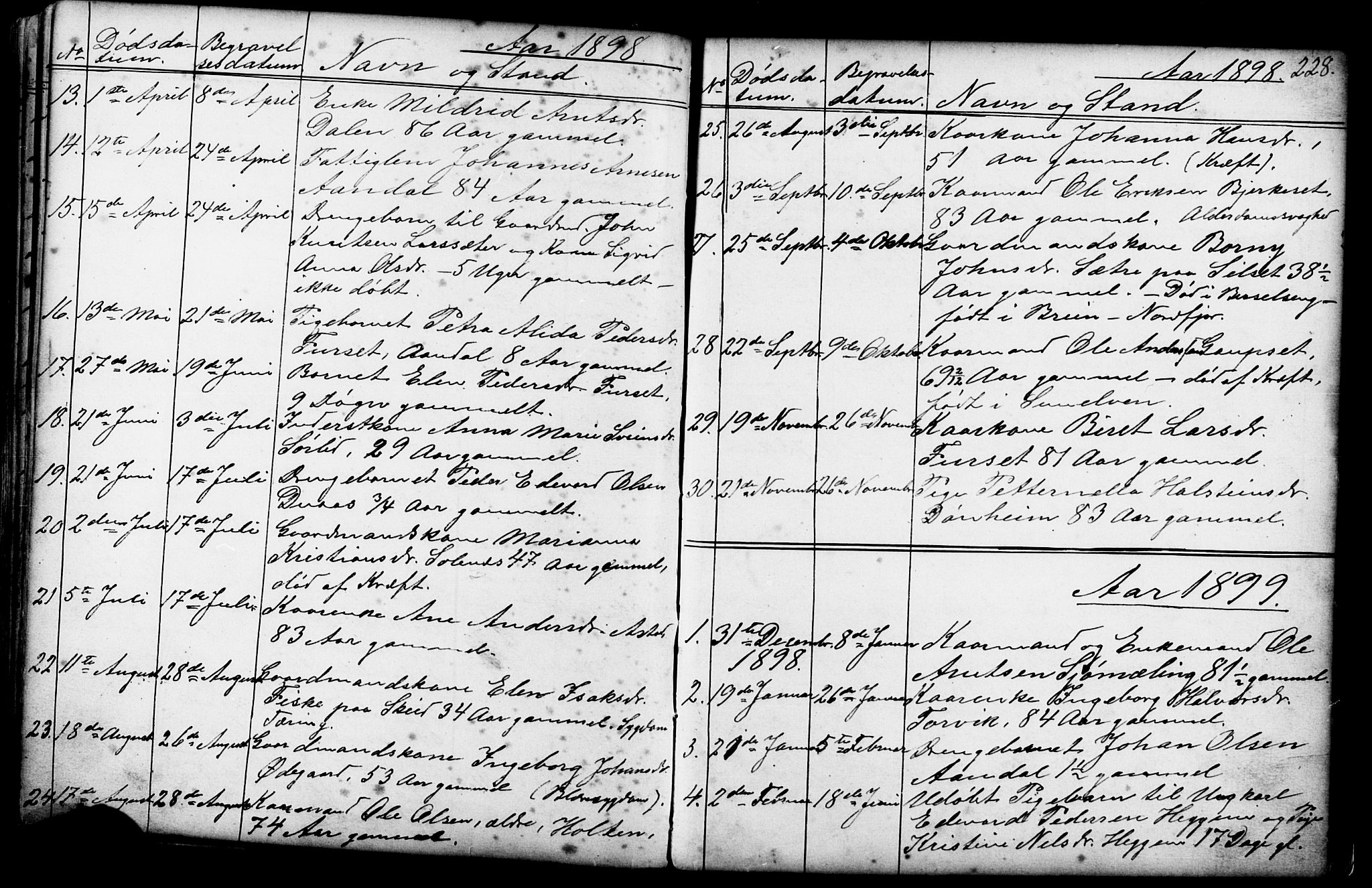 Ministerialprotokoller, klokkerbøker og fødselsregistre - Møre og Romsdal, AV/SAT-A-1454/584/L0969: Parish register (copy) no. 584C02, 1877-1911, p. 228