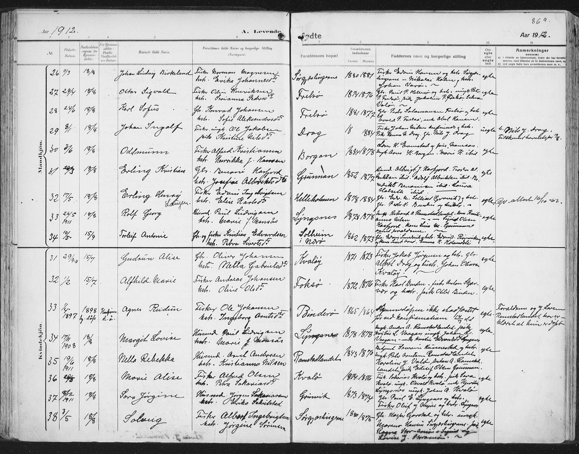 Ministerialprotokoller, klokkerbøker og fødselsregistre - Nord-Trøndelag, SAT/A-1458/786/L0688: Parish register (official) no. 786A04, 1899-1912, p. 87