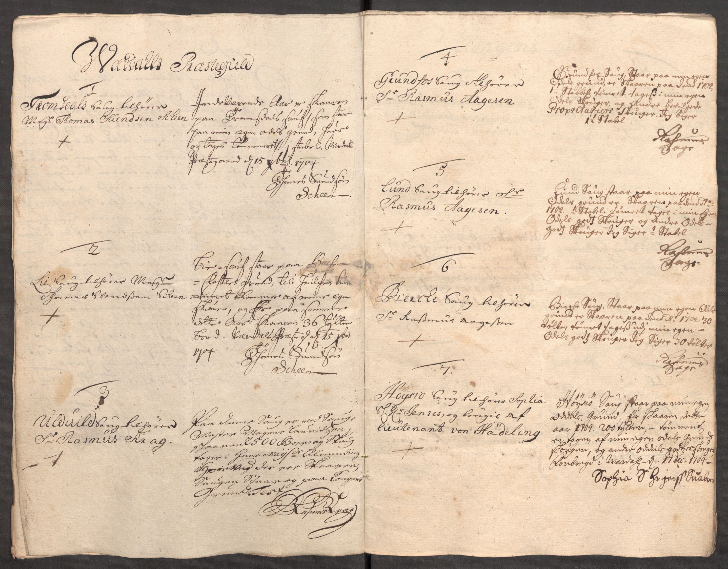 Rentekammeret inntil 1814, Reviderte regnskaper, Fogderegnskap, AV/RA-EA-4092/R62/L4195: Fogderegnskap Stjørdal og Verdal, 1704, p. 152