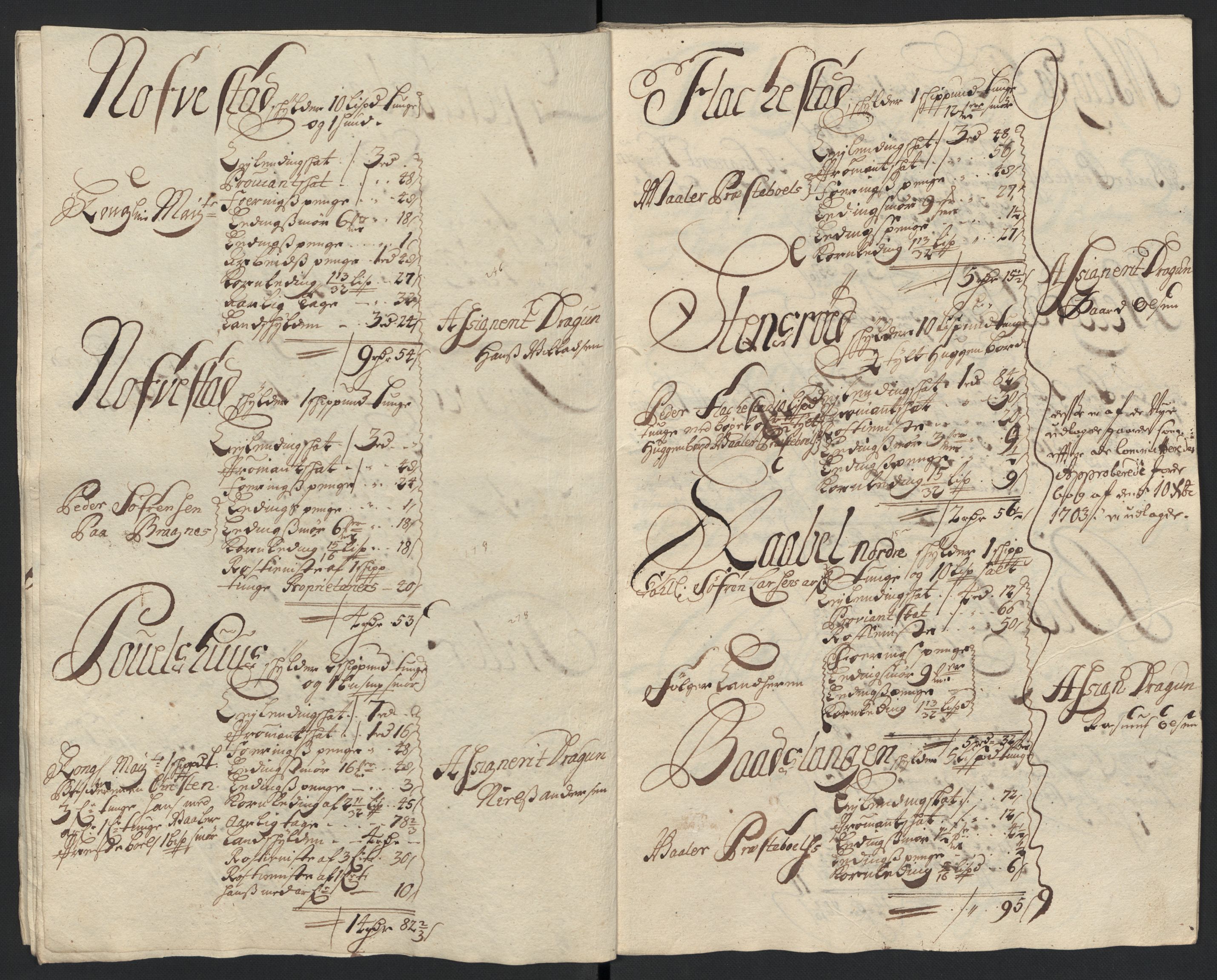 Rentekammeret inntil 1814, Reviderte regnskaper, Fogderegnskap, RA/EA-4092/R04/L0132: Fogderegnskap Moss, Onsøy, Tune, Veme og Åbygge, 1703-1704, p. 115
