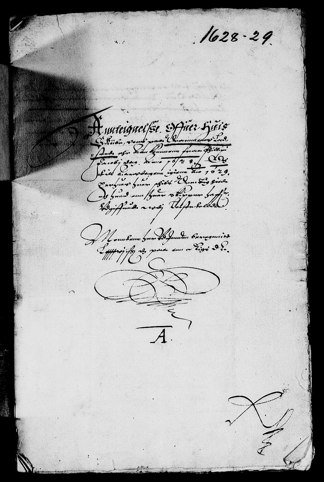 Rentekammeret inntil 1814, Reviderte regnskaper, Lensregnskaper, RA/EA-5023/R/Rb/Rbl/L0003: Brunla len med Eiker len 1626-37, 1628-1631