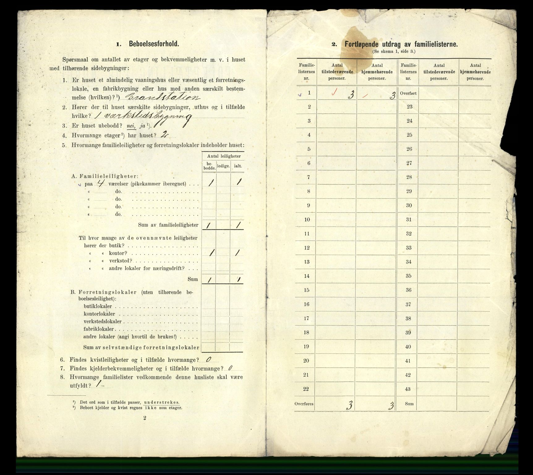 RA, 1910 census for Kristiansund, 1910, p. 2618