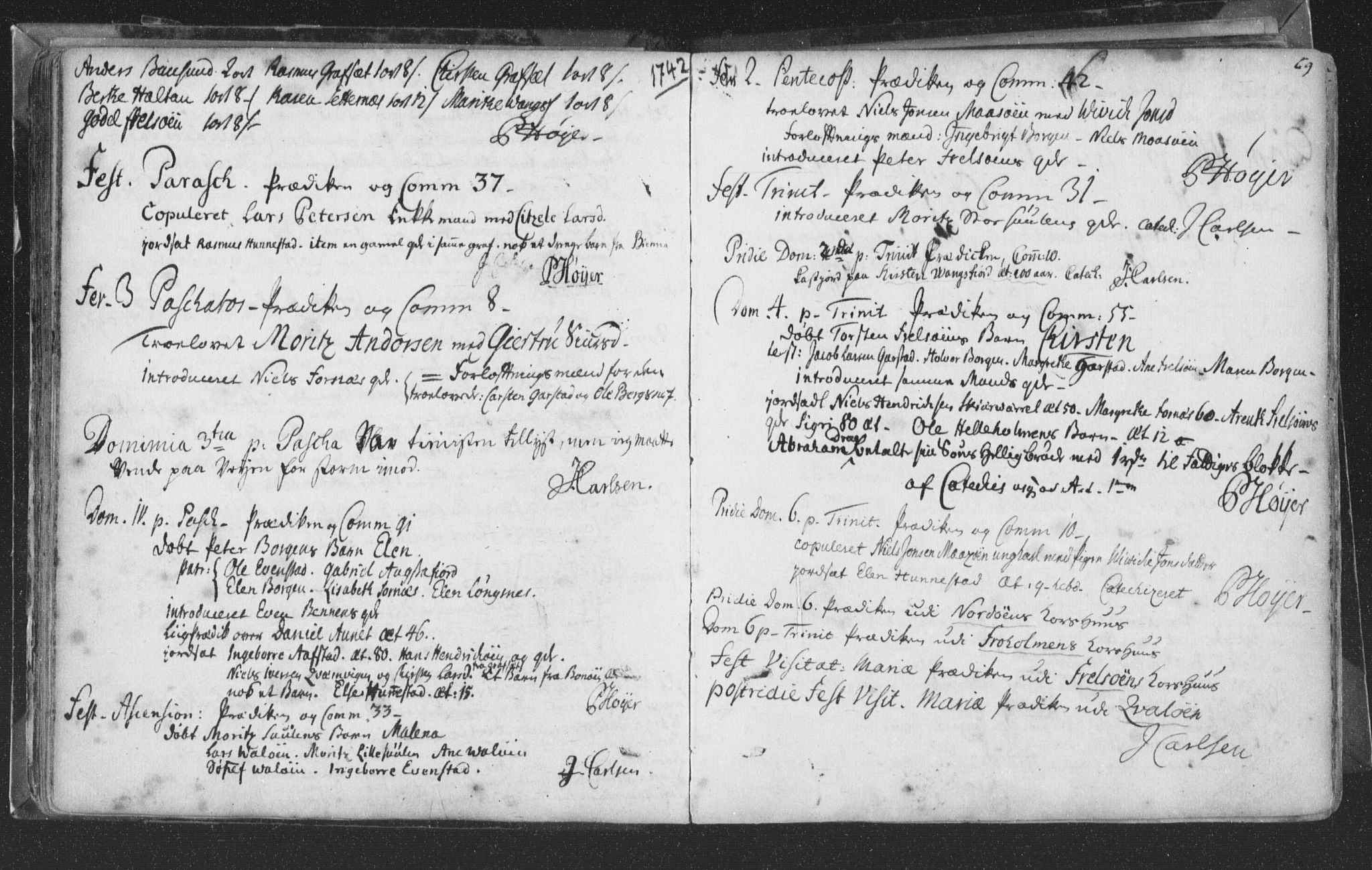 Ministerialprotokoller, klokkerbøker og fødselsregistre - Nord-Trøndelag, SAT/A-1458/786/L0685: Parish register (official) no. 786A01, 1710-1798, p. 69