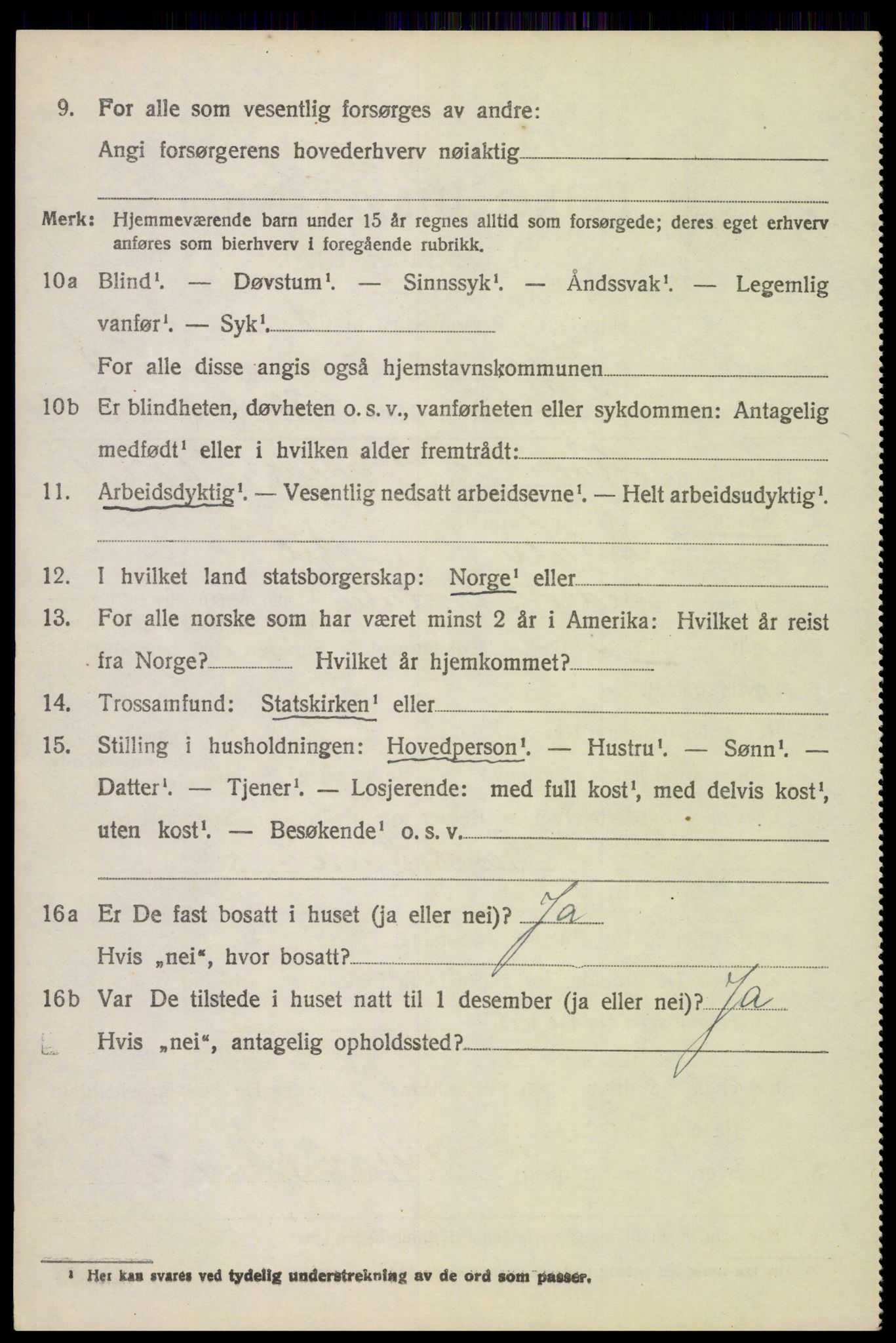 SAH, 1920 census for Øyer, 1920, p. 4452