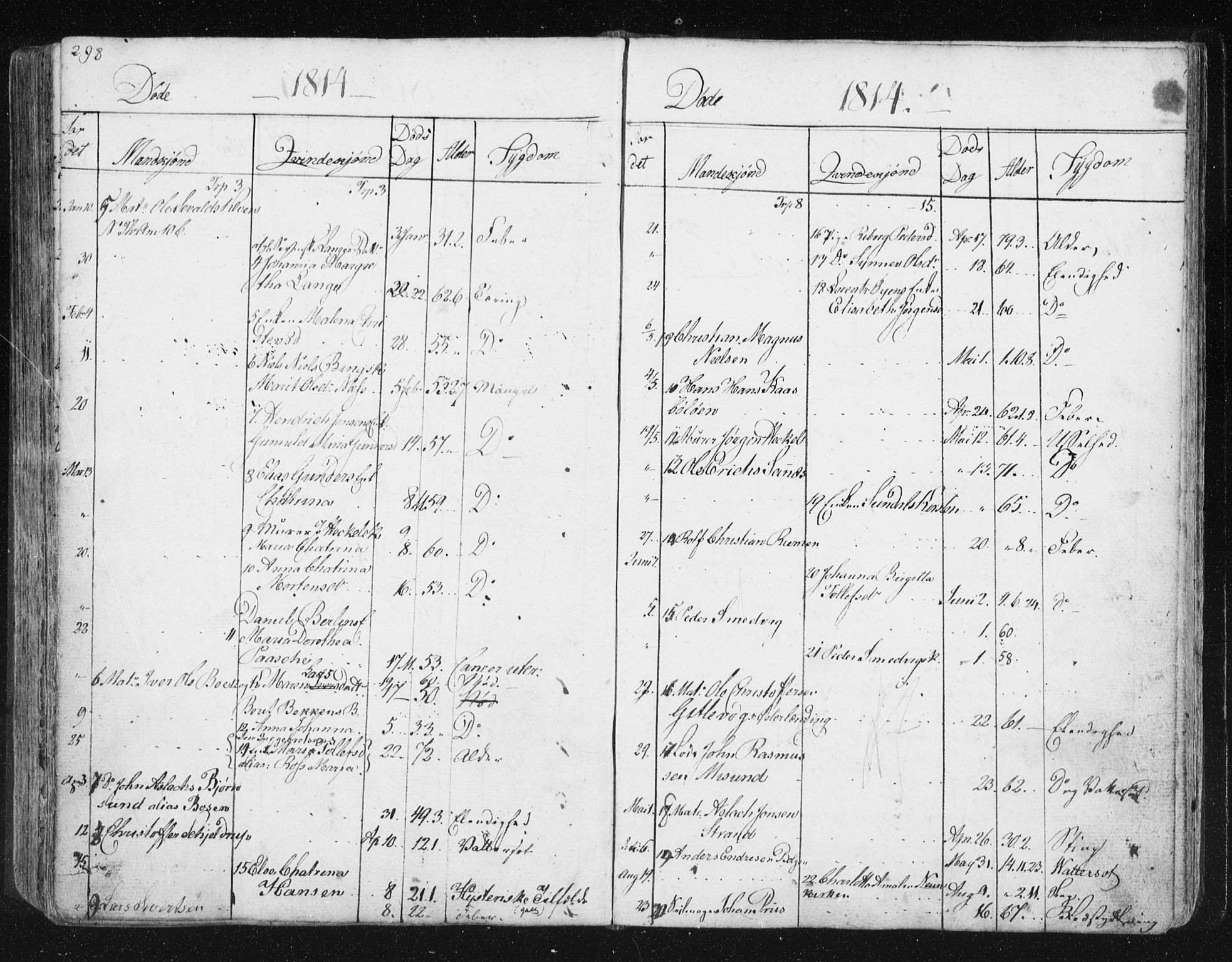 Ministerialprotokoller, klokkerbøker og fødselsregistre - Møre og Romsdal, AV/SAT-A-1454/572/L0841: Parish register (official) no. 572A04, 1784-1819, p. 298