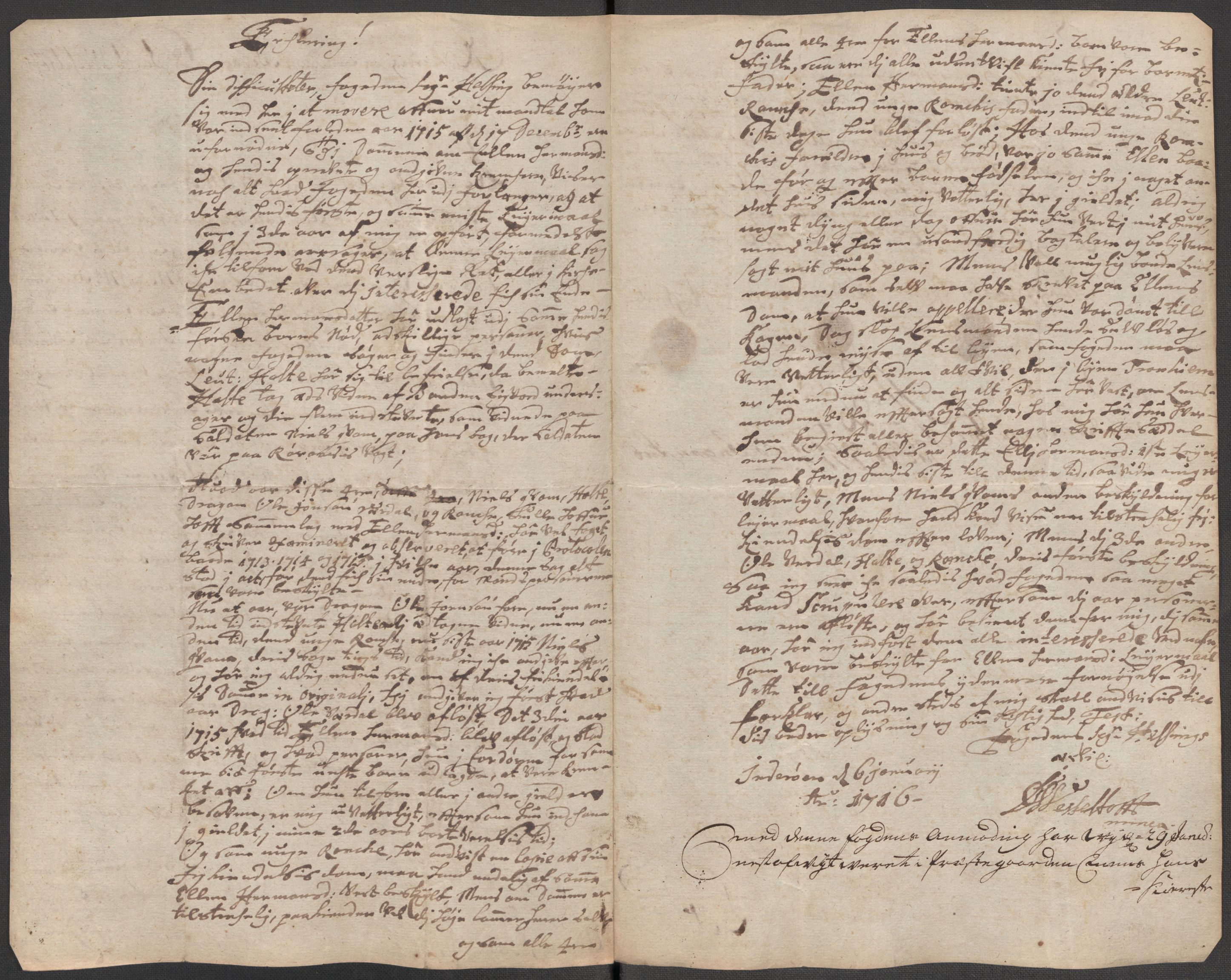 Rentekammeret inntil 1814, Reviderte regnskaper, Fogderegnskap, AV/RA-EA-4092/R63/L4323: Fogderegnskap Inderøy, 1715, p. 281