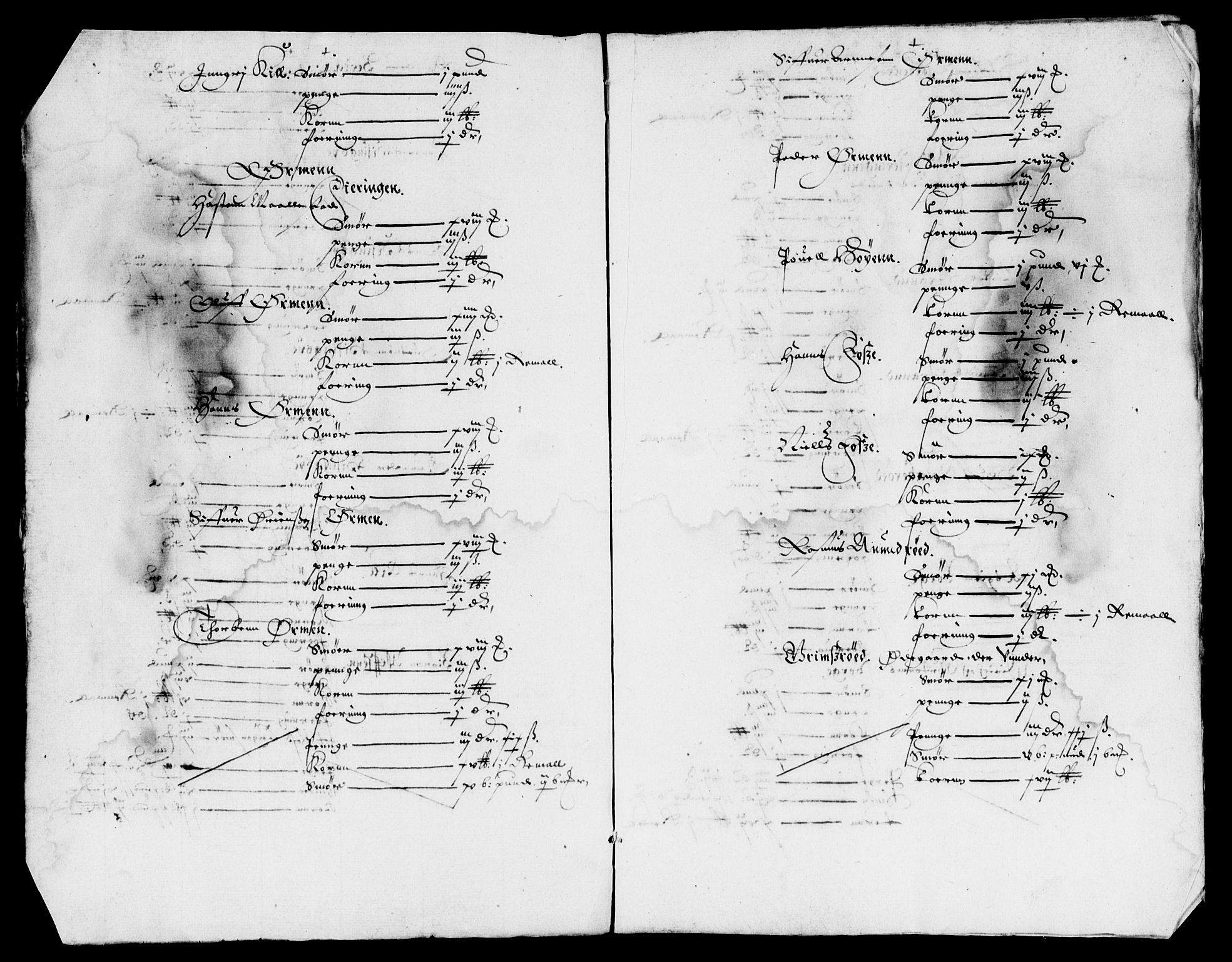 Rentekammeret inntil 1814, Reviderte regnskaper, Lensregnskaper, AV/RA-EA-5023/R/Rb/Rbe/L0001: Onsøy len, 1626-1639