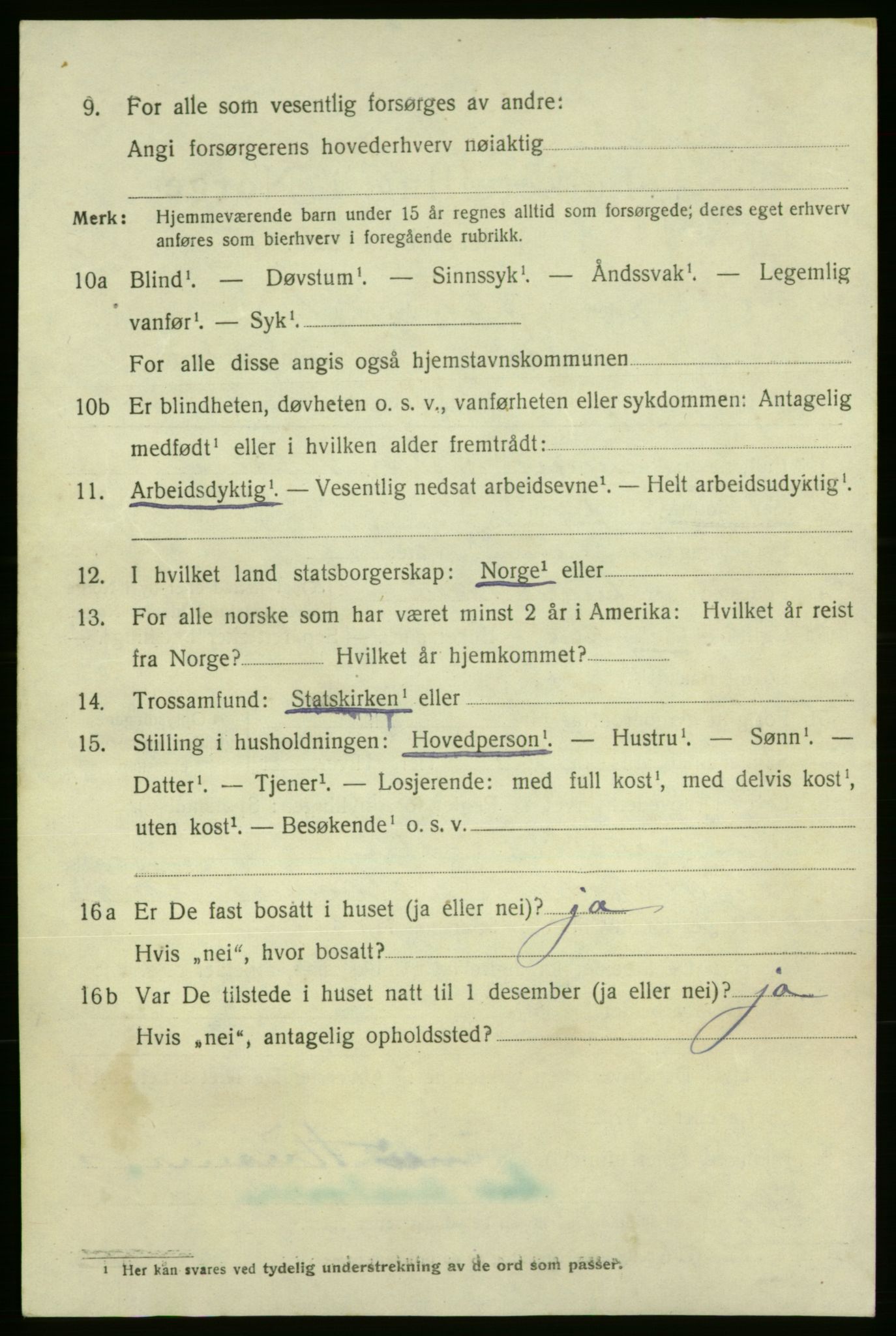 SAO, 1920 census for Fredrikshald, 1920, p. 12901