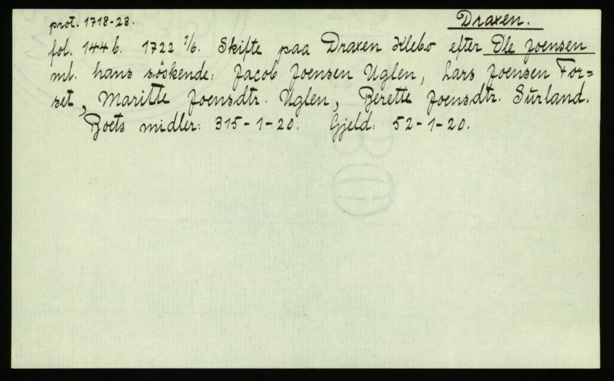 Strinda og Selbu sorenskriveri, AV/SAT-A-0015/3, 1700-1766, p. 227