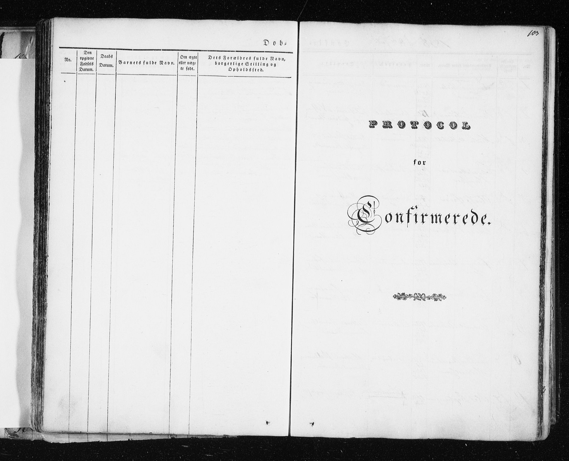 Tromsø sokneprestkontor/stiftsprosti/domprosti, SATØ/S-1343/G/Ga/L0009kirke: Parish register (official) no. 9, 1837-1847, p. 103