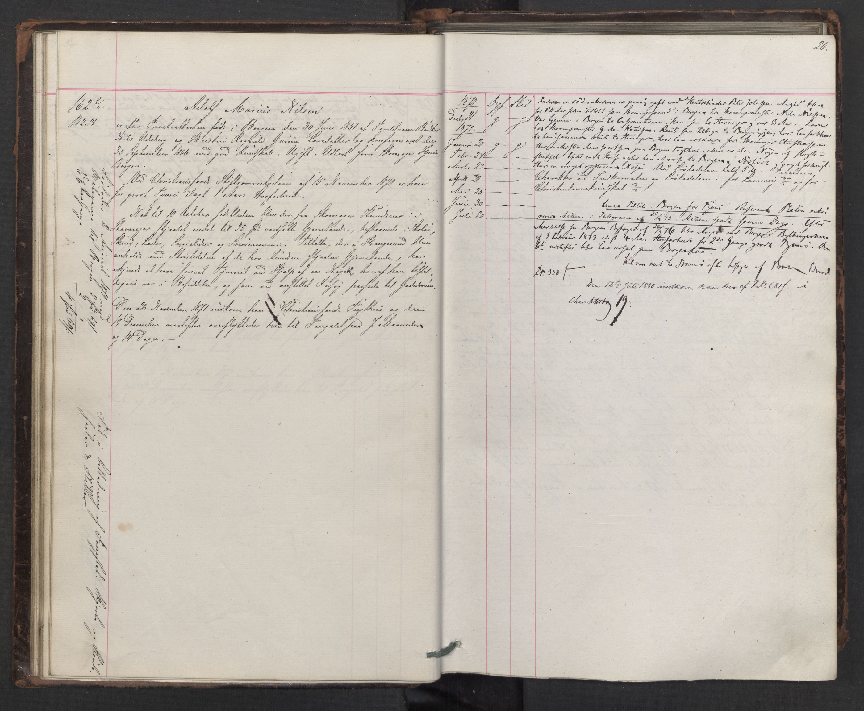 Botsfengslet, AV/RA-S-1539/D/Db/Dbb/L0014: 137e - 437e, 1871-1873, p. 26