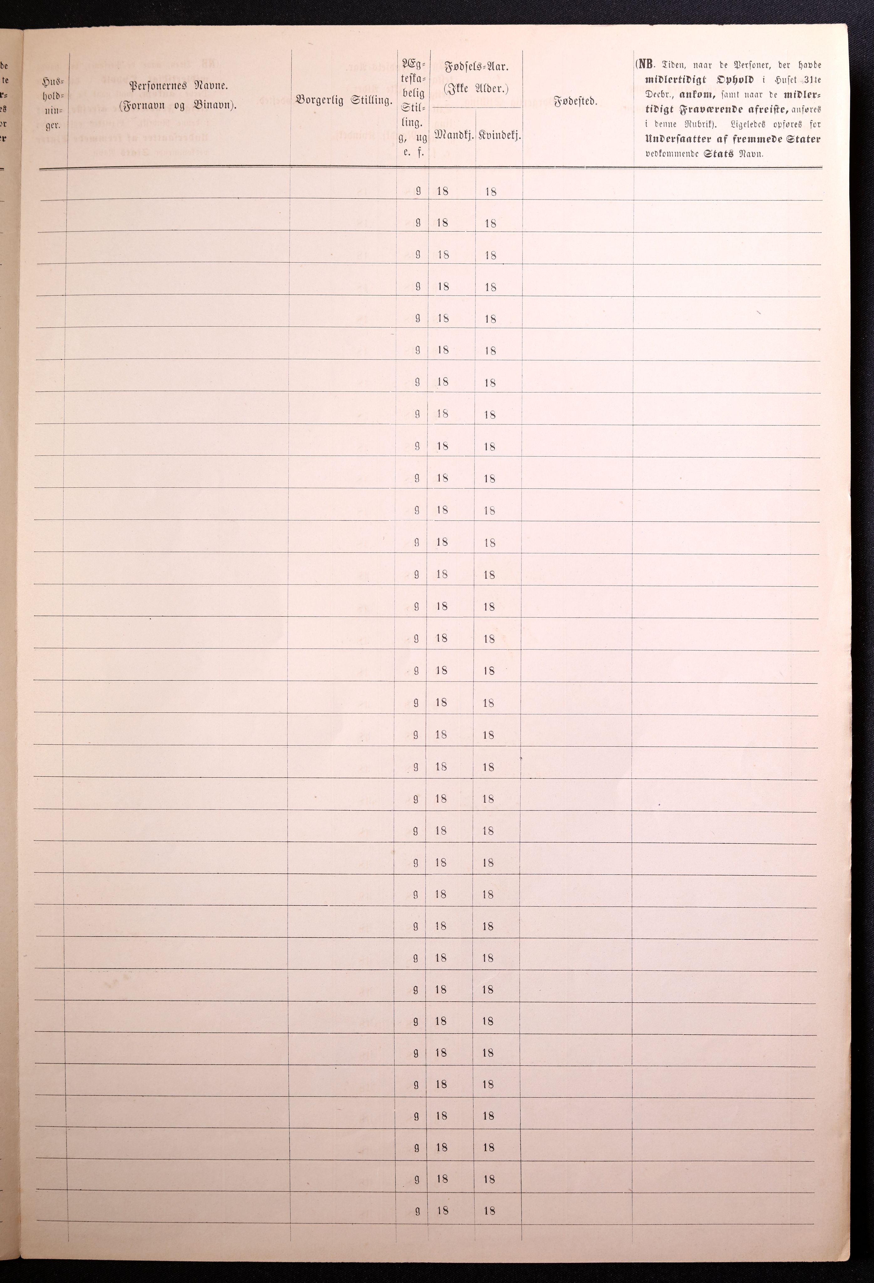 RA, 1870 census for 0101 Fredrikshald, 1870, p. 497