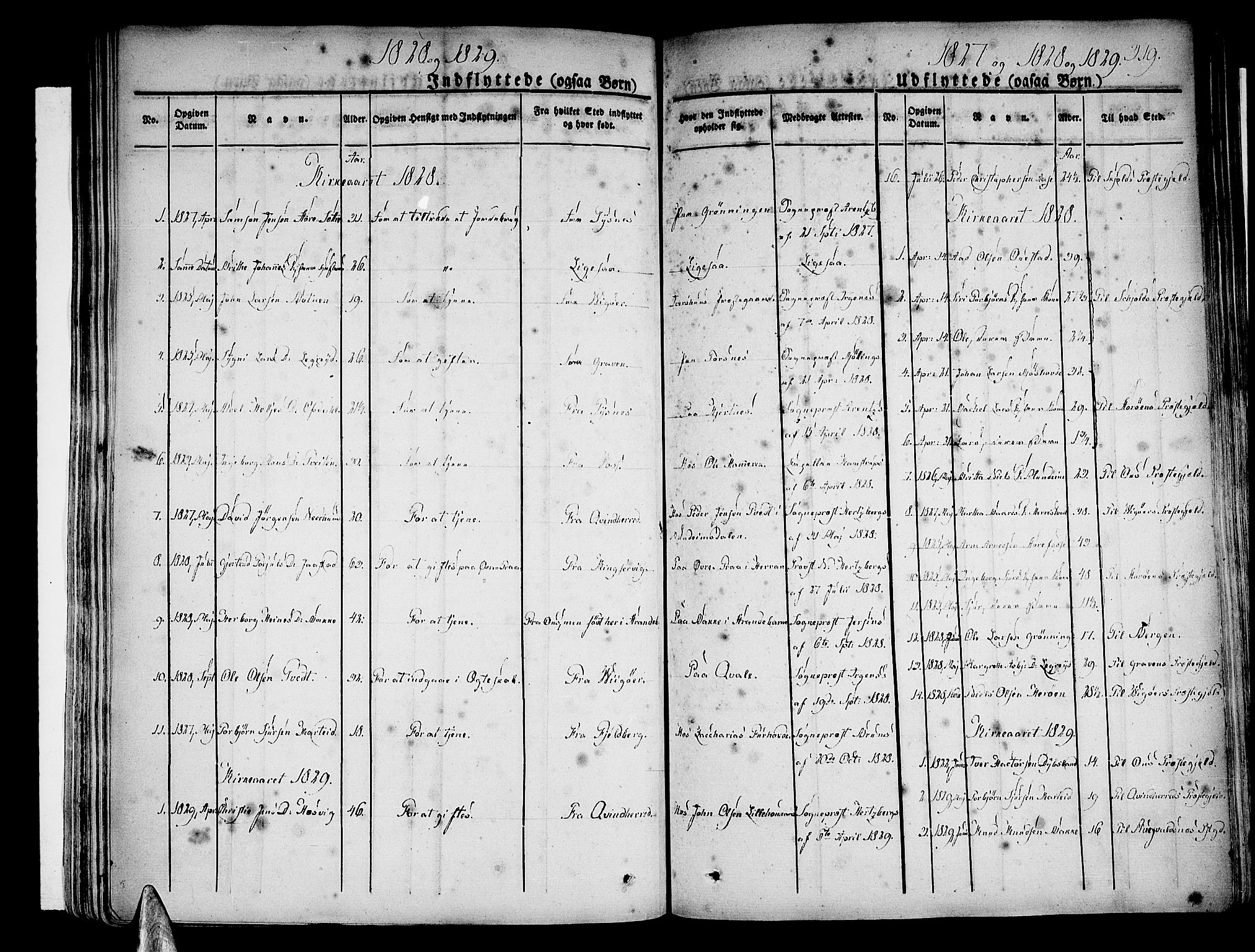 Strandebarm sokneprestembete, AV/SAB-A-78401/H/Haa: Parish register (official) no. A 6, 1826-1843, p. 319