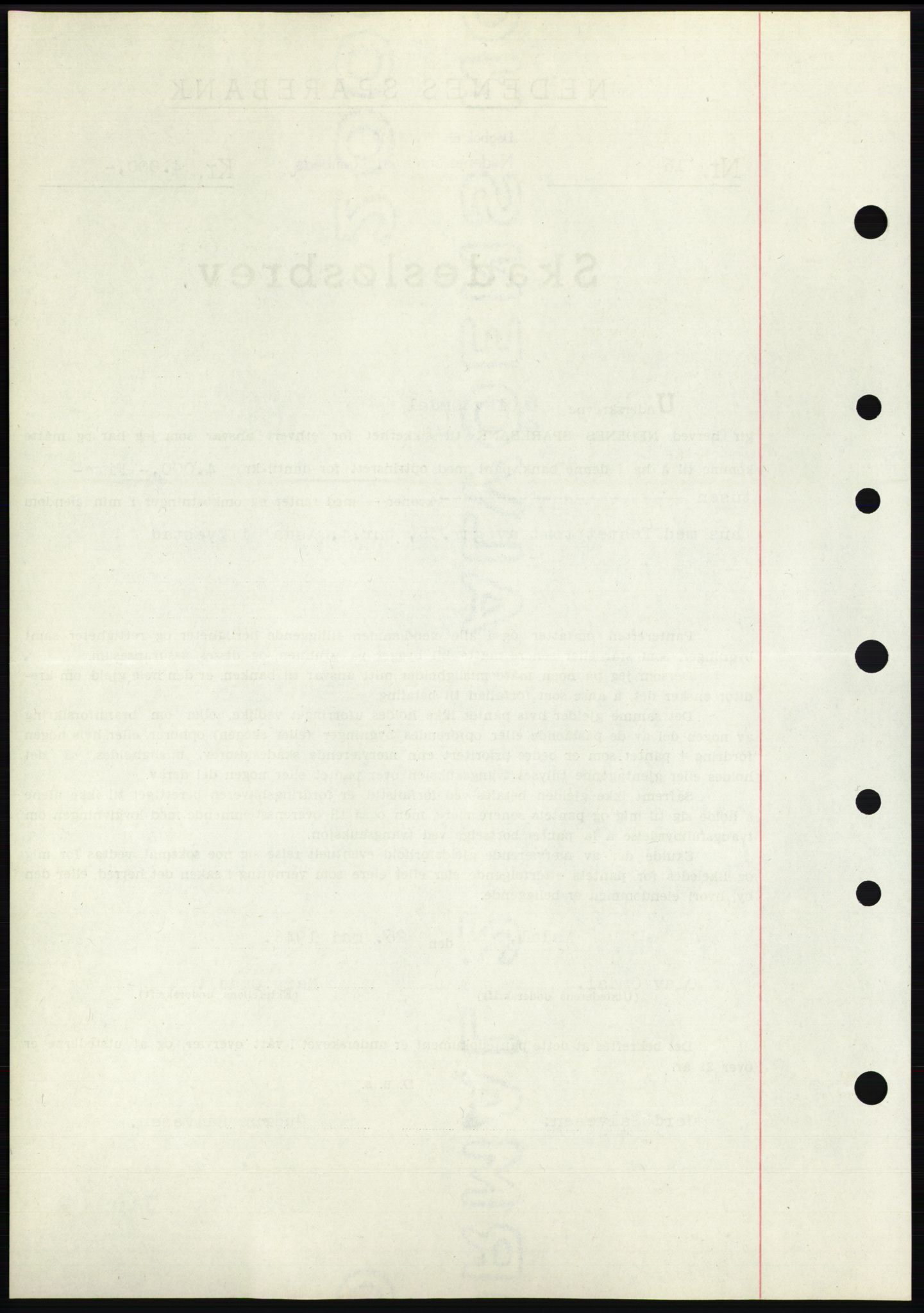 Nedenes sorenskriveri, SAK/1221-0006/G/Gb/Gbb/L0003: Mortgage book no. B3b, 1946-1946, Diary no: : 1024/1946