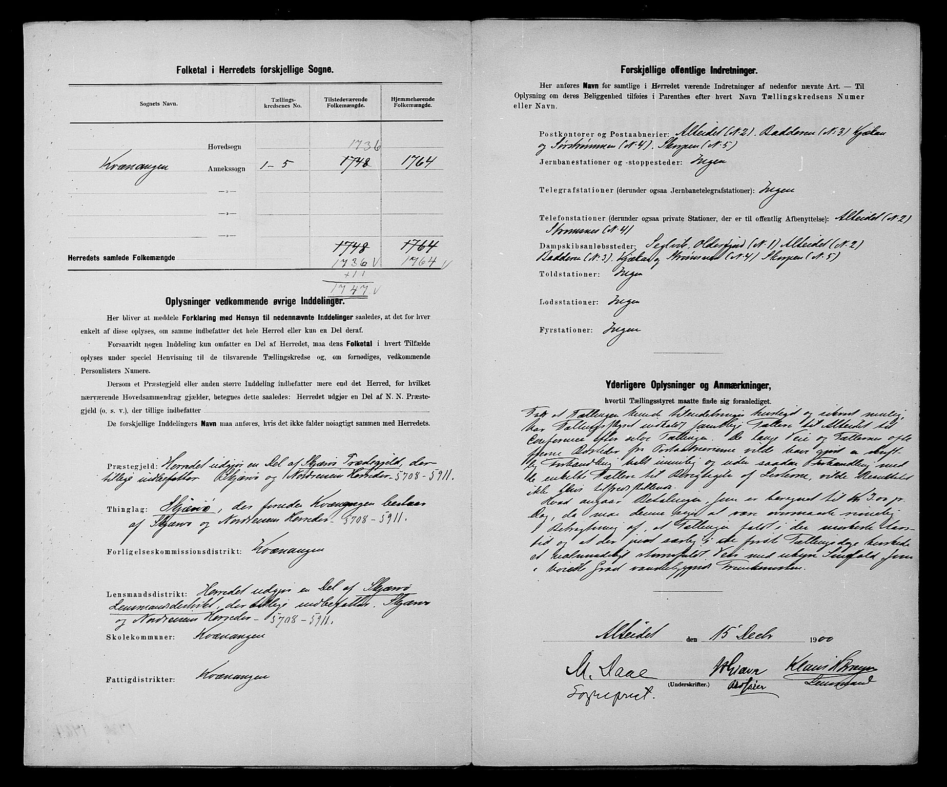 SATØ, 1900 census for Kvænangen, 1900, p. 3