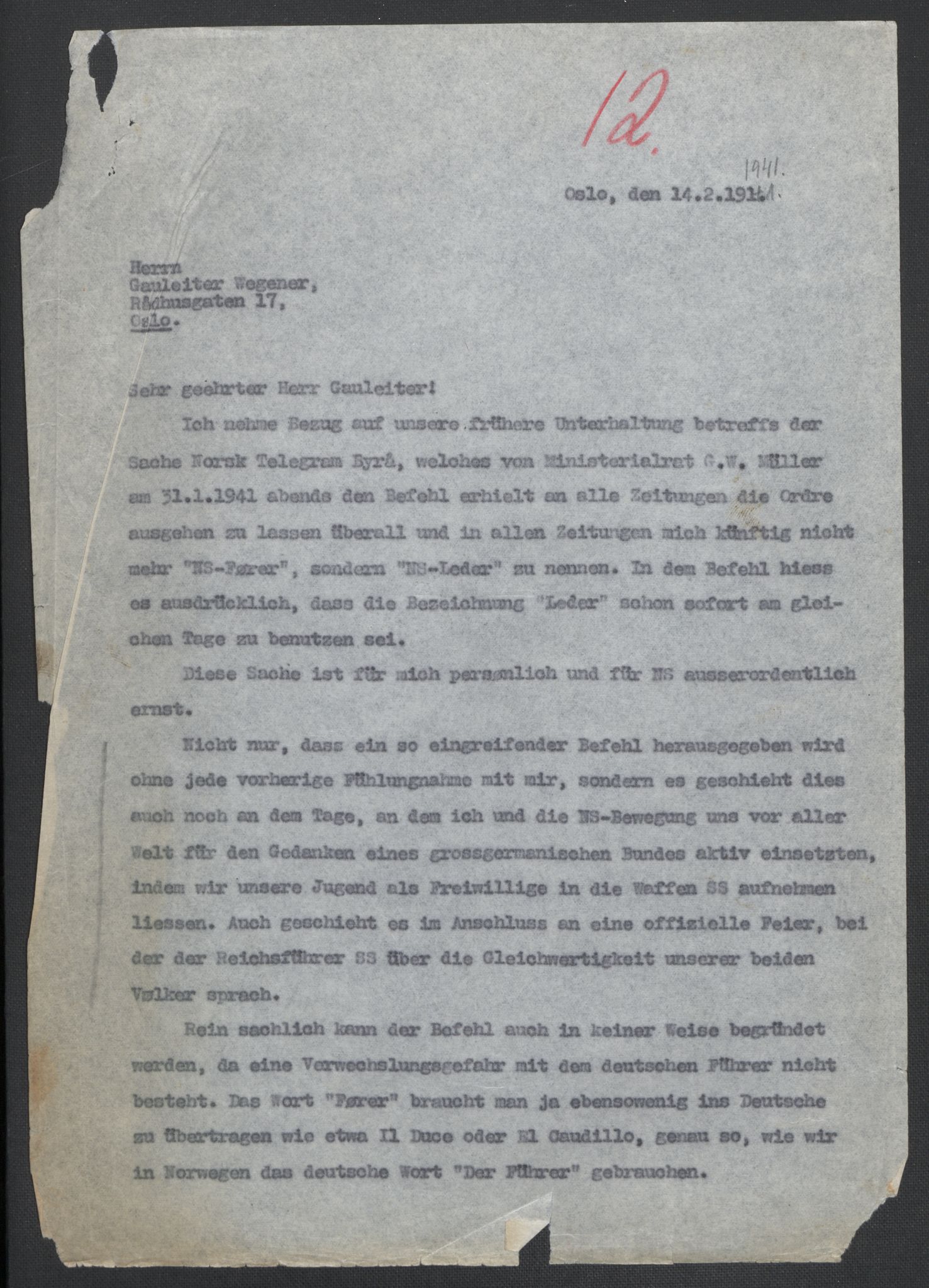 Landssvikarkivet, Oslo politikammer, AV/RA-S-3138-01/D/Da/L0003: Dnr. 29, 1945, p. 457