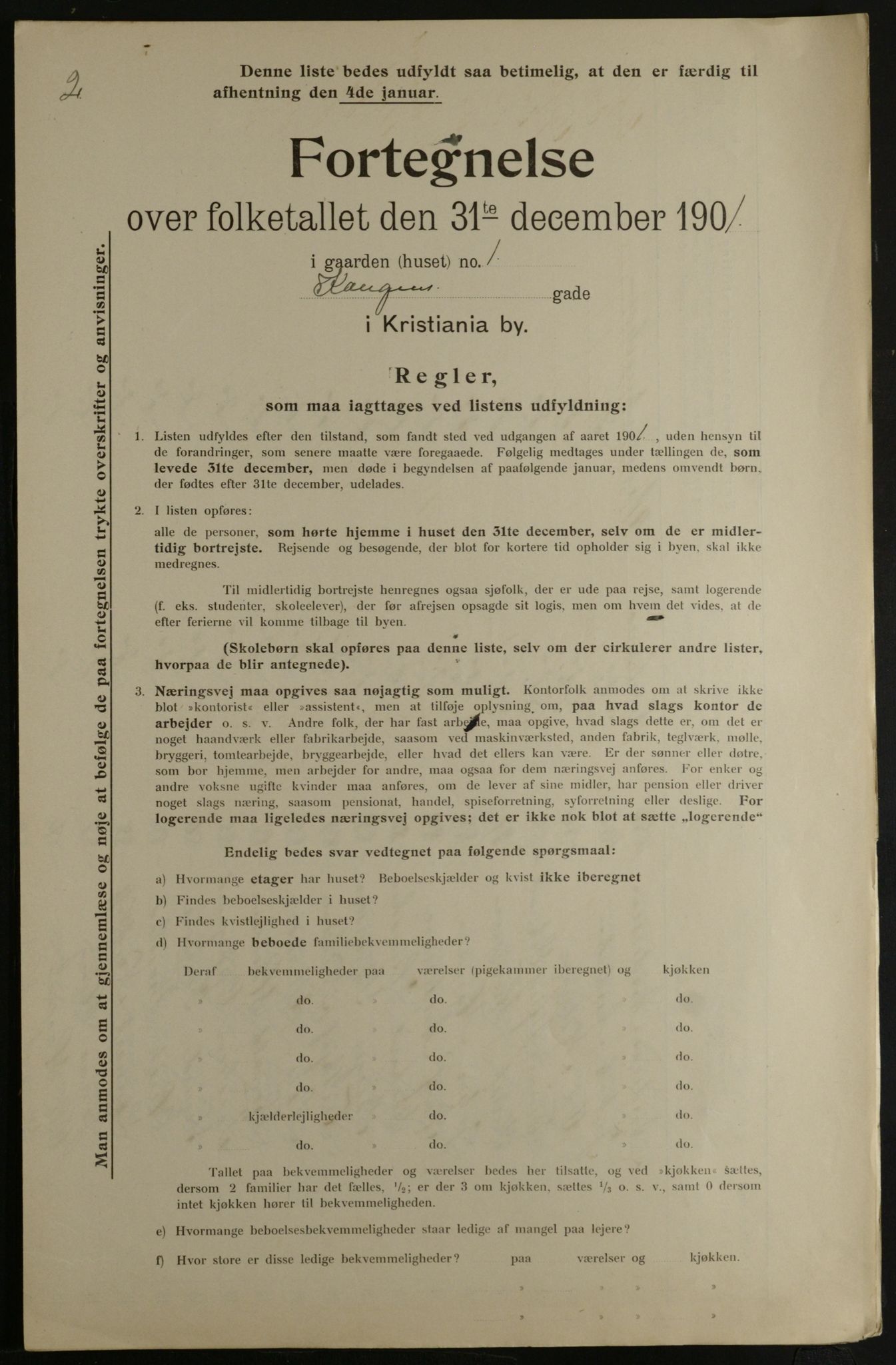 OBA, Municipal Census 1901 for Kristiania, 1901, p. 8169