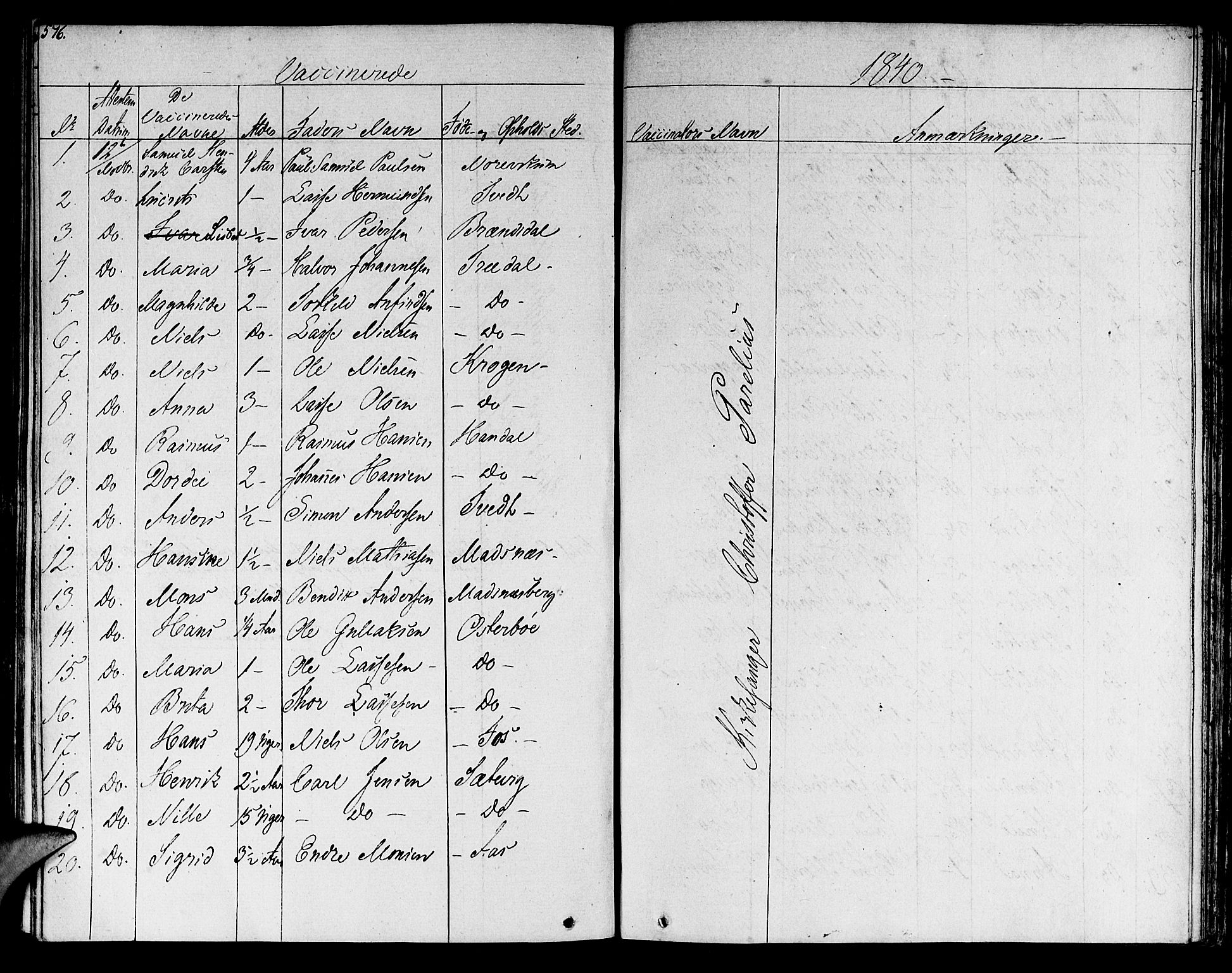 Lavik sokneprestembete, AV/SAB-A-80901: Parish register (official) no. A 2II, 1821-1842, p. 576