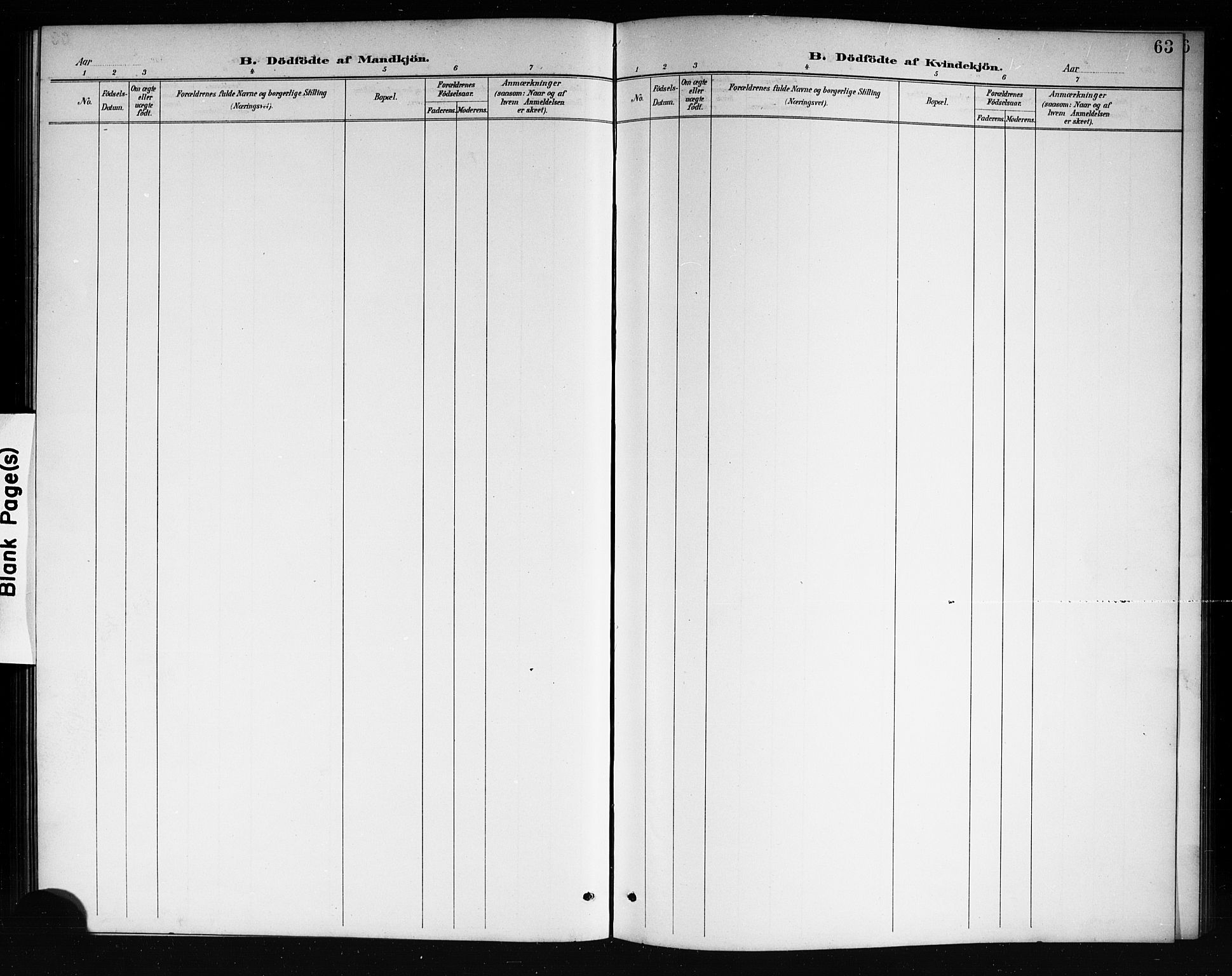 Mo kirkebøker, SAKO/A-286/G/Ga/L0002: Parish register (copy) no. I 2, 1892-1914, p. 63