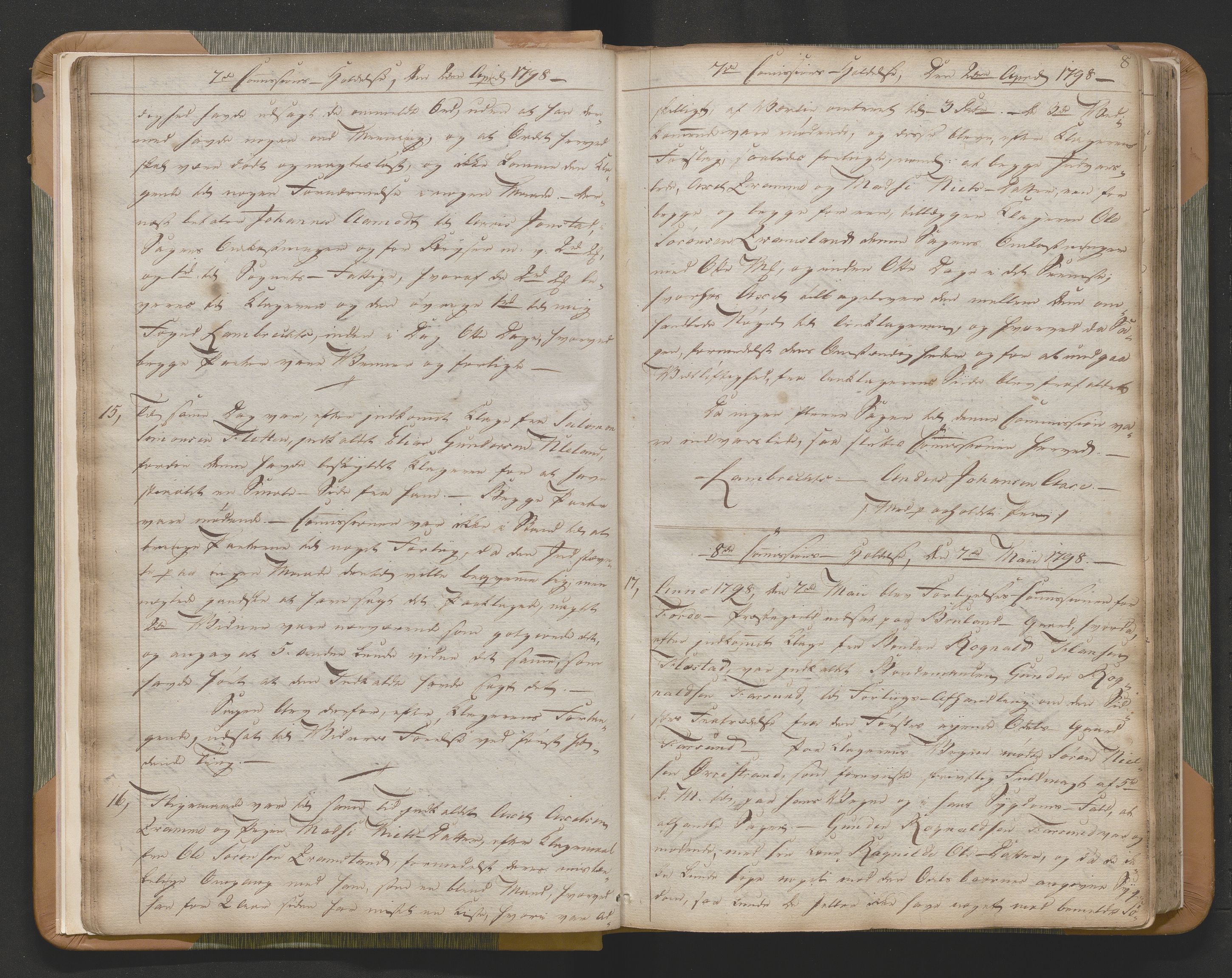 Førde forliksråd, AV/SAB-A-23801/A/L0001: Forhandlingsprotokoll, 1797-1823, p. 7b-8a