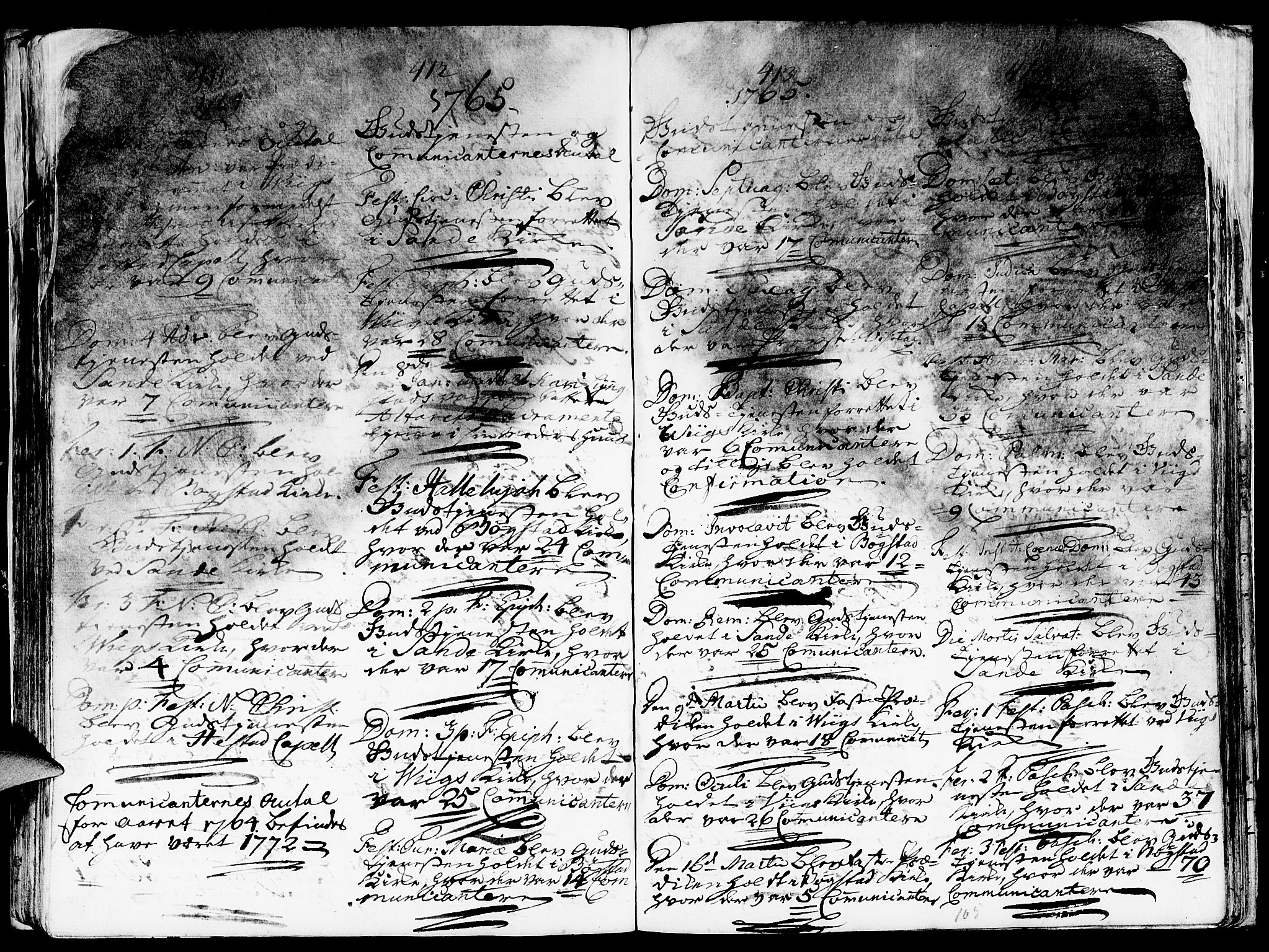 Gaular sokneprestembete, AV/SAB-A-80001/H/Haa: Parish register (official) no. A 1, 1755-1785, p. 105