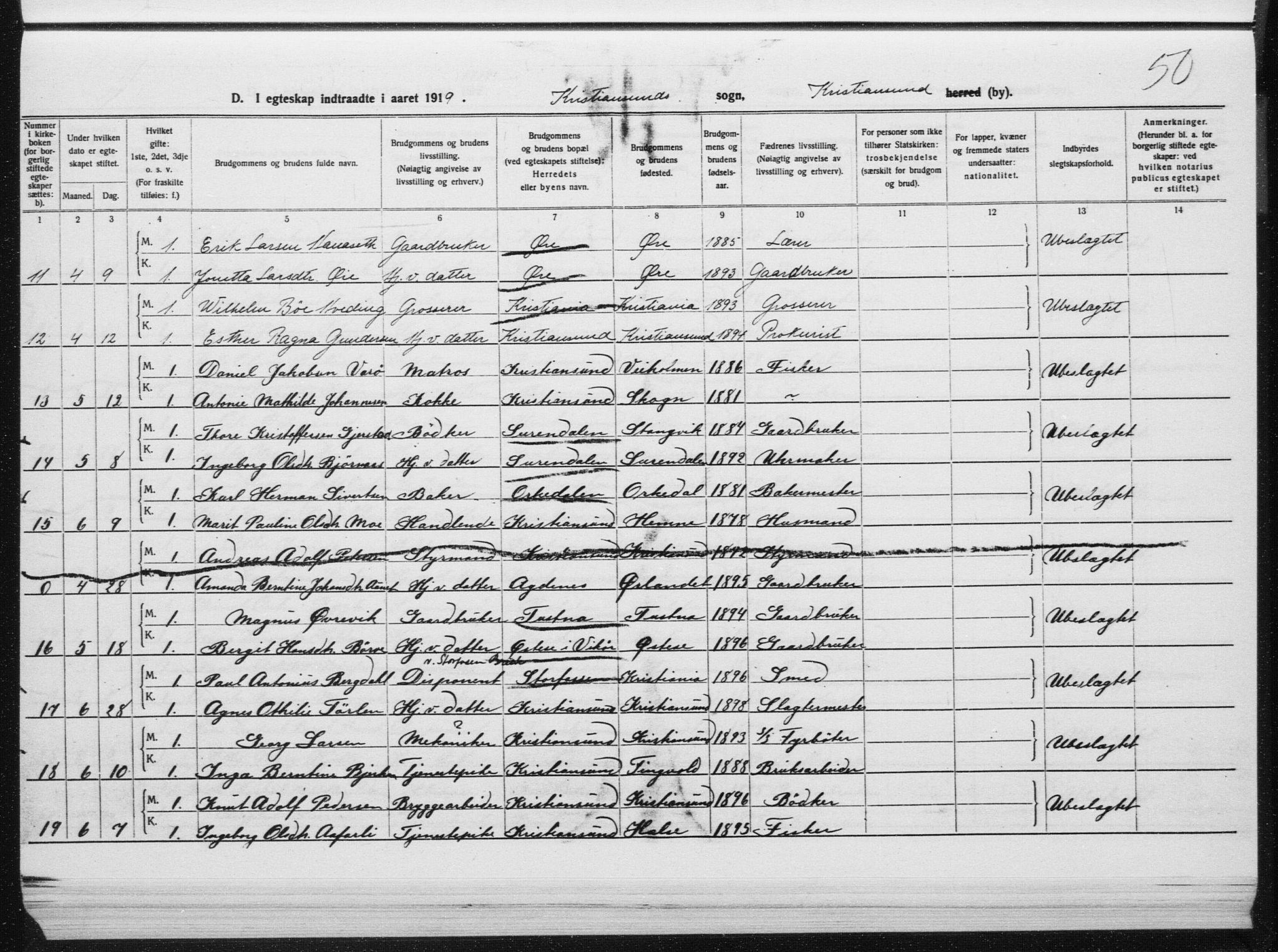 Ministerialprotokoller, klokkerbøker og fødselsregistre - Møre og Romsdal, AV/SAT-A-1454/572/L0862: Parish register (official) no. 572D06, 1917-1935