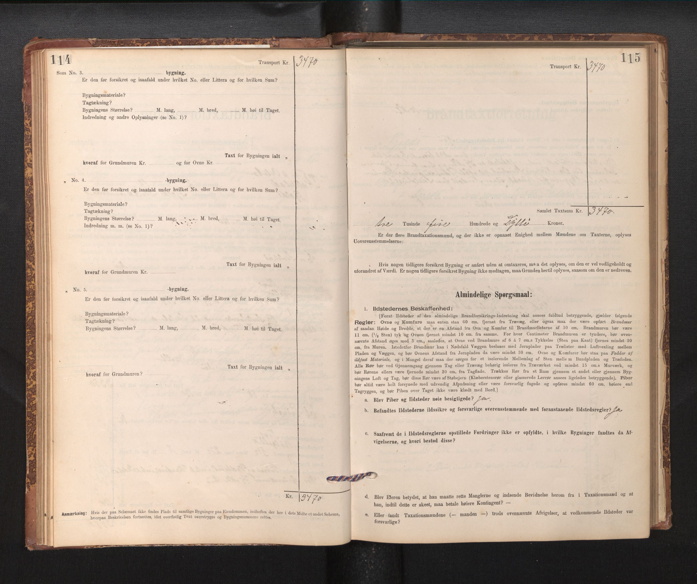 Lensmannen i Fjell, SAB/A-32301/0012/L0005: Branntakstprotokoll, skjematakst, 1895-1931, p. 114-115