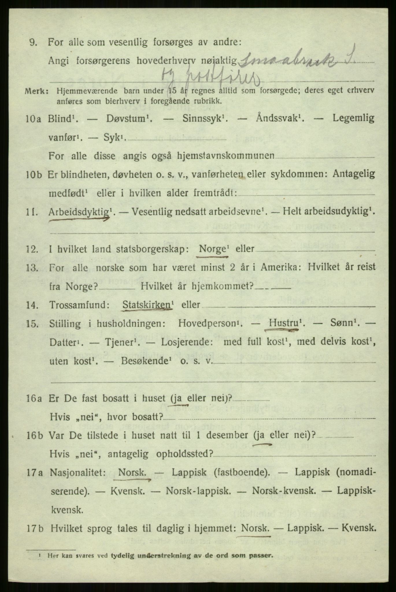SATØ, 1920 census for Tromsøysund, 1920, p. 10777