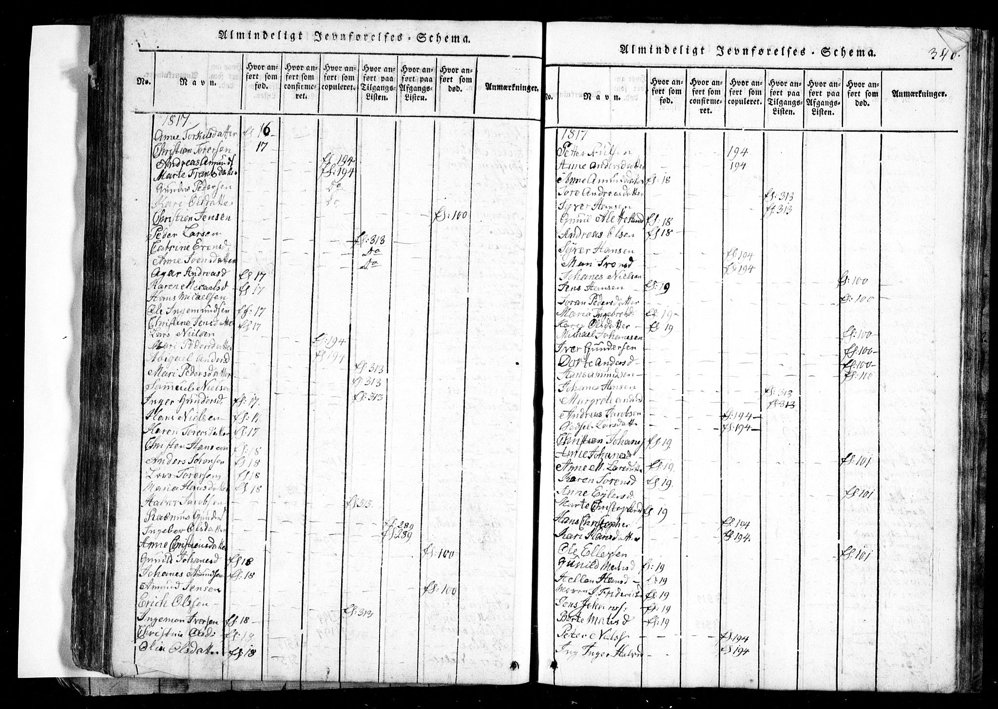 Spydeberg prestekontor Kirkebøker, SAO/A-10924/G/Ga/L0001: Parish register (copy) no. I 1, 1814-1868, p. 346