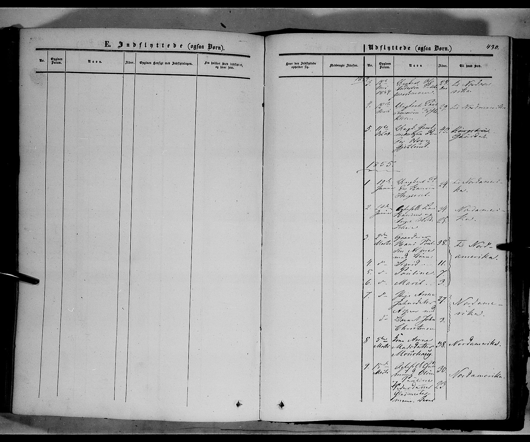 Sør-Fron prestekontor, SAH/PREST-010/H/Ha/Haa/L0001: Parish register (official) no. 1, 1849-1863, p. 430