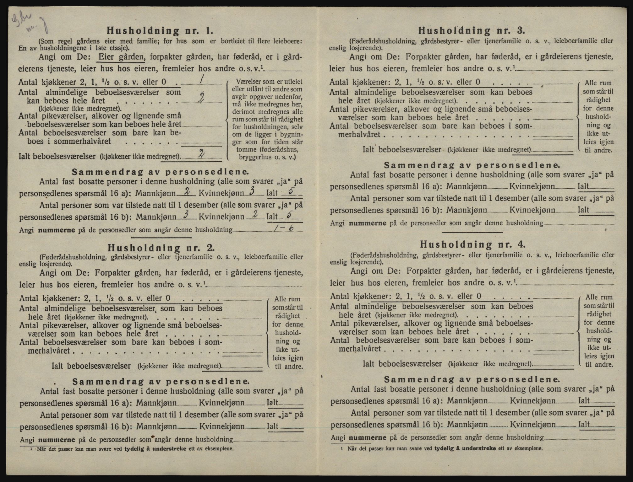 SAO, 1920 census for Idd, 1920, p. 1933