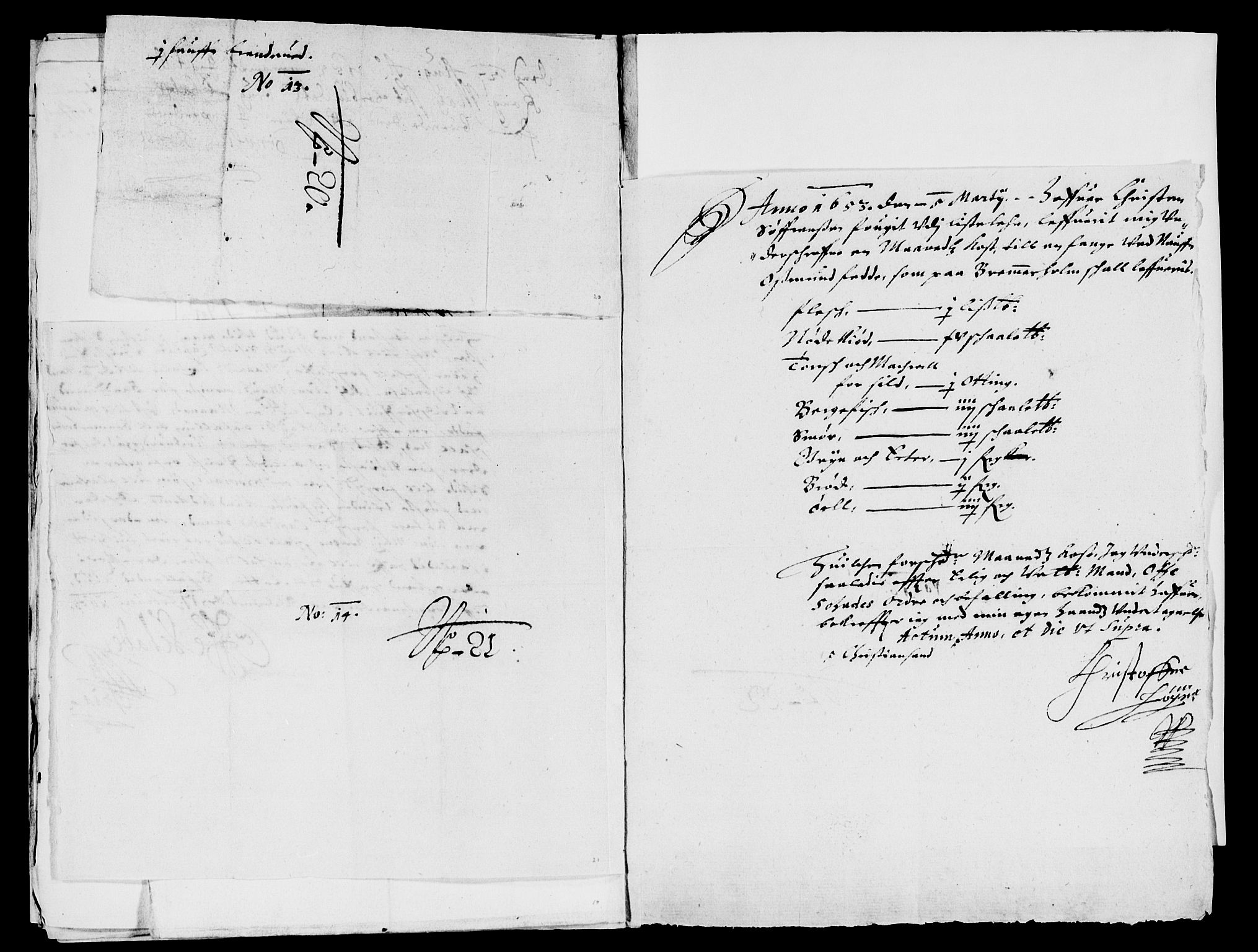 Rentekammeret inntil 1814, Reviderte regnskaper, Lensregnskaper, AV/RA-EA-5023/R/Rb/Rbr/L0019: Lista len, 1650-1653