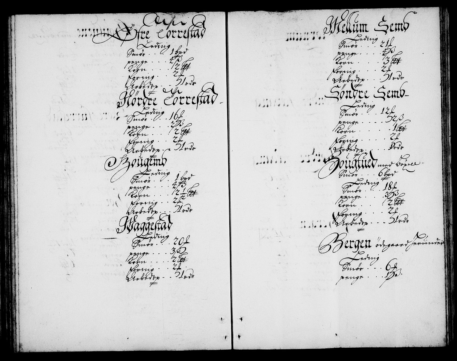 Rentekammeret inntil 1814, Realistisk ordnet avdeling, AV/RA-EA-4070/N/Na/L0003/0007: [XI h]: Tønsbergs amt og Larvik grevskaps jordebøker: / Larvik grevskaps jordebok, 1692