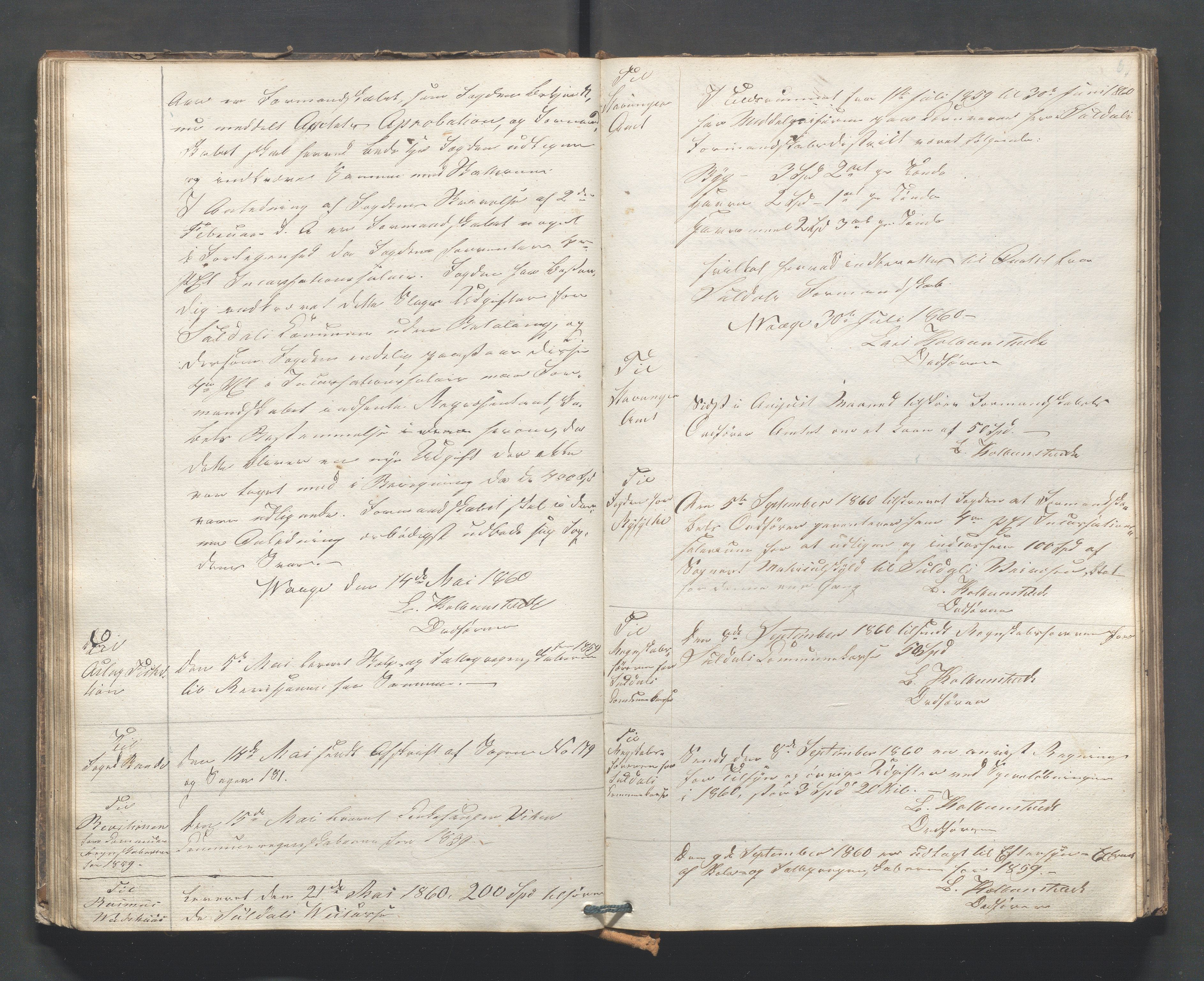 Suldal kommune - Formannskapet/Rådmannen, IKAR/K-101908/B/L0001: Kopibok, 1837-1889, p. 69