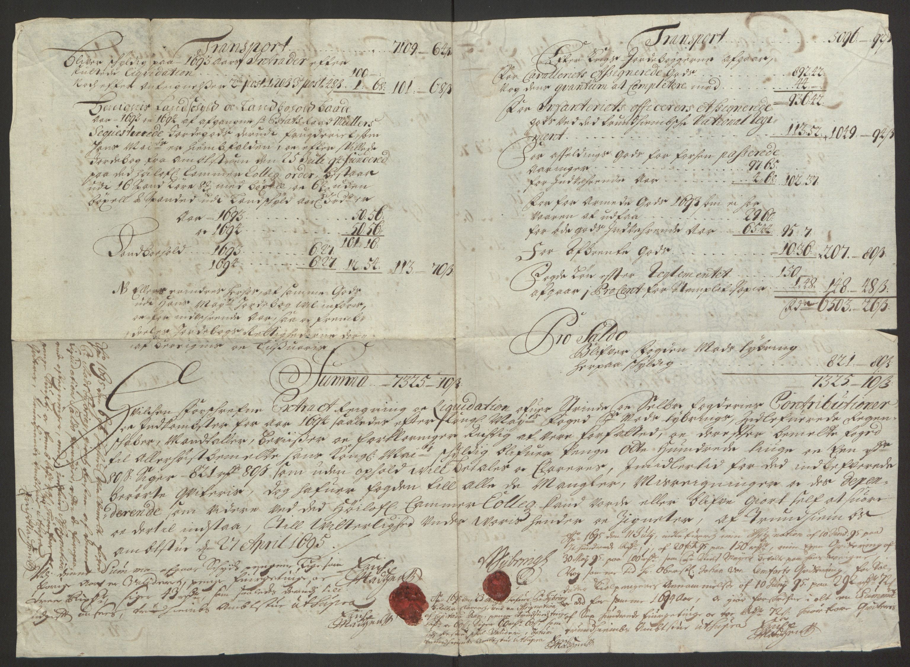 Rentekammeret inntil 1814, Reviderte regnskaper, Fogderegnskap, AV/RA-EA-4092/R61/L4104: Fogderegnskap Strinda og Selbu, 1693-1694, p. 199