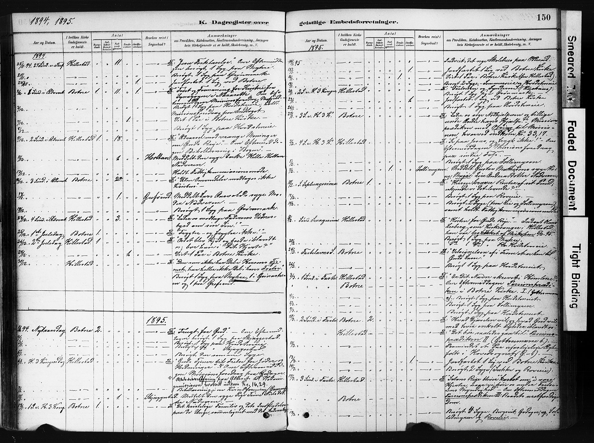 Botne kirkebøker, AV/SAKO-A-340/F/Fb/L0001: Parish register (official) no. II 1, 1878-1902, p. 150