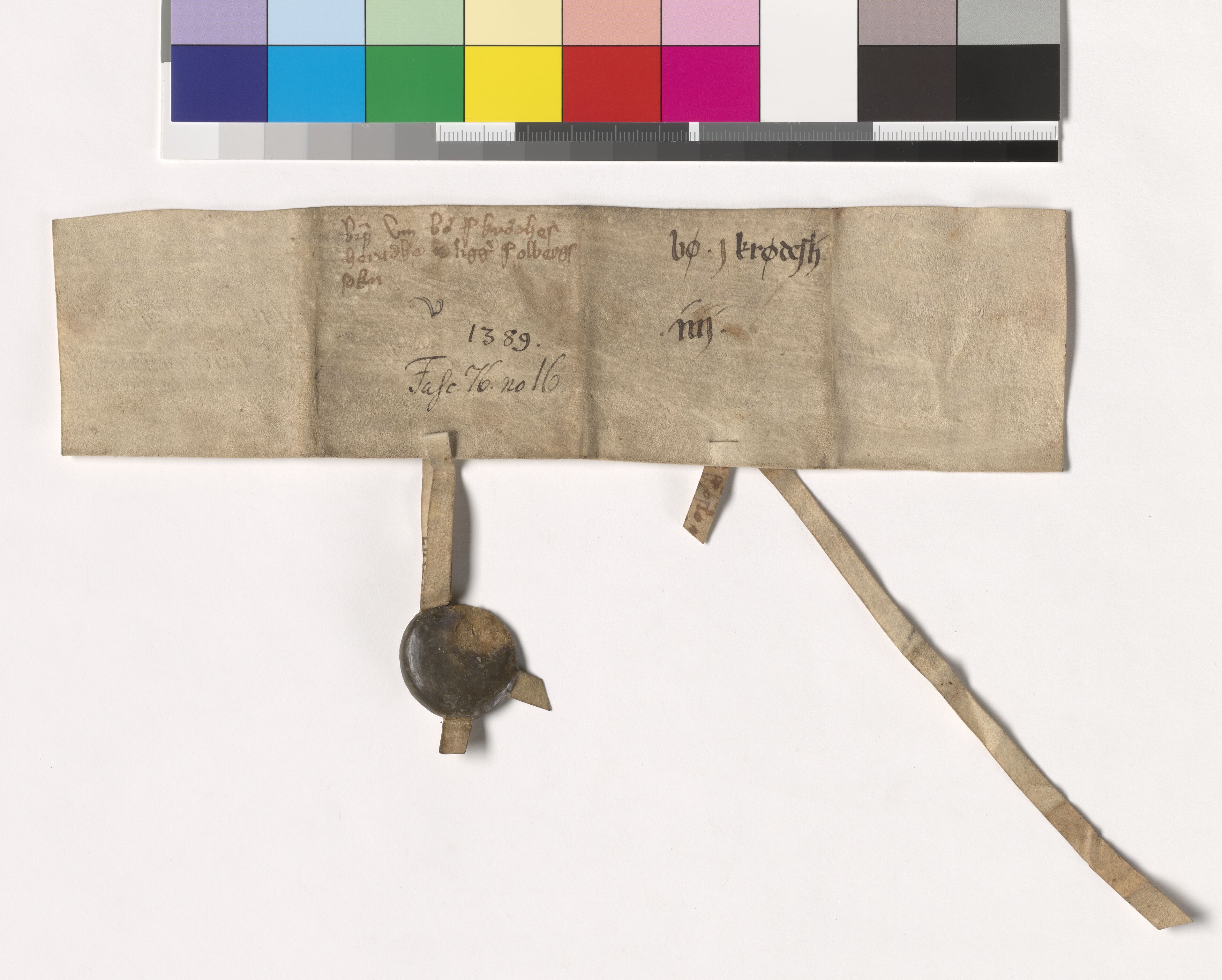 Riksarkivets diplomsamling, AV/RA-EA-5965/F05/L0188: NRA AM fasc. 76 nr. 13-16, 1389, p. 12