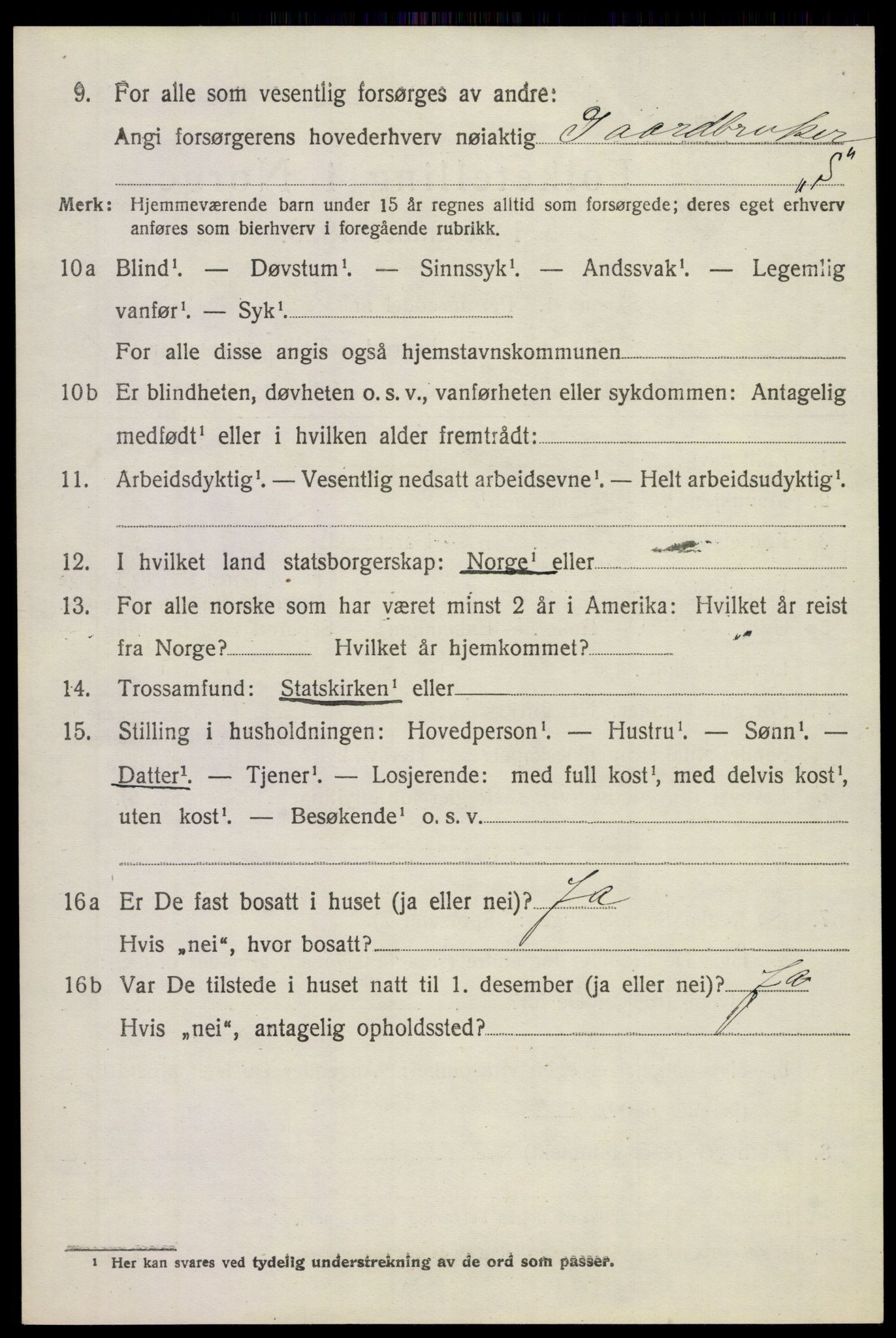 SAKO, 1920 census for Holla, 1920, p. 8480