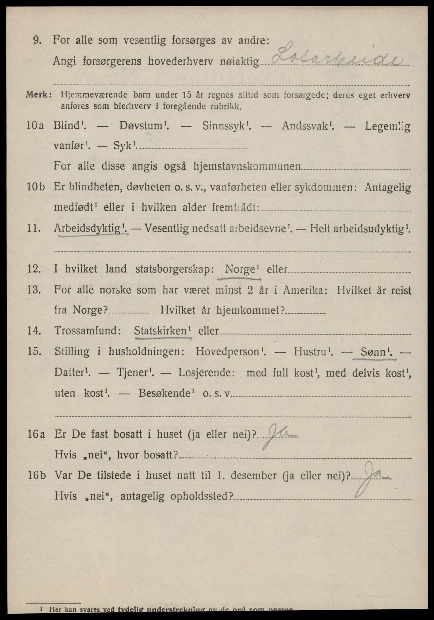 SAT, 1920 census for Vanylven, 1920, p. 3686